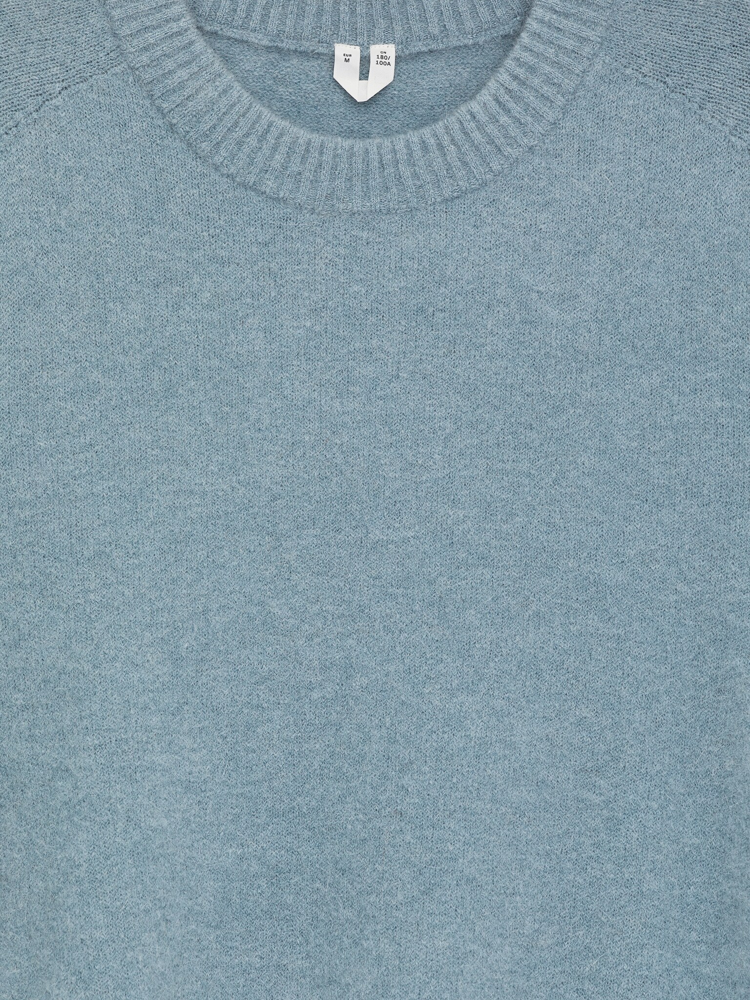 Alpaca-Merino Blend Jumper - Bleu poudré/Marron foncé - 3