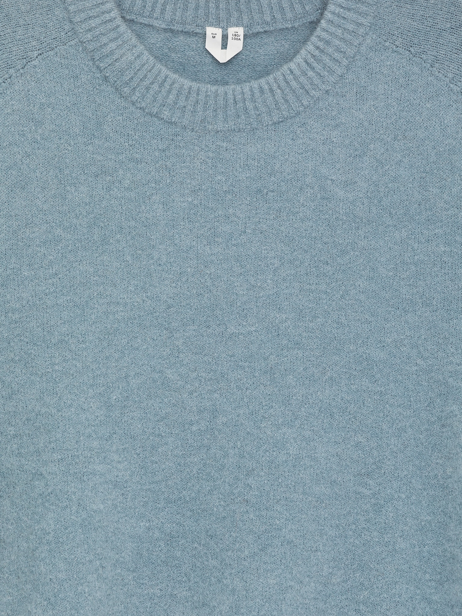 Alpaca-Merino Blend Jumper - Bleu poudré/Marron foncé - 5