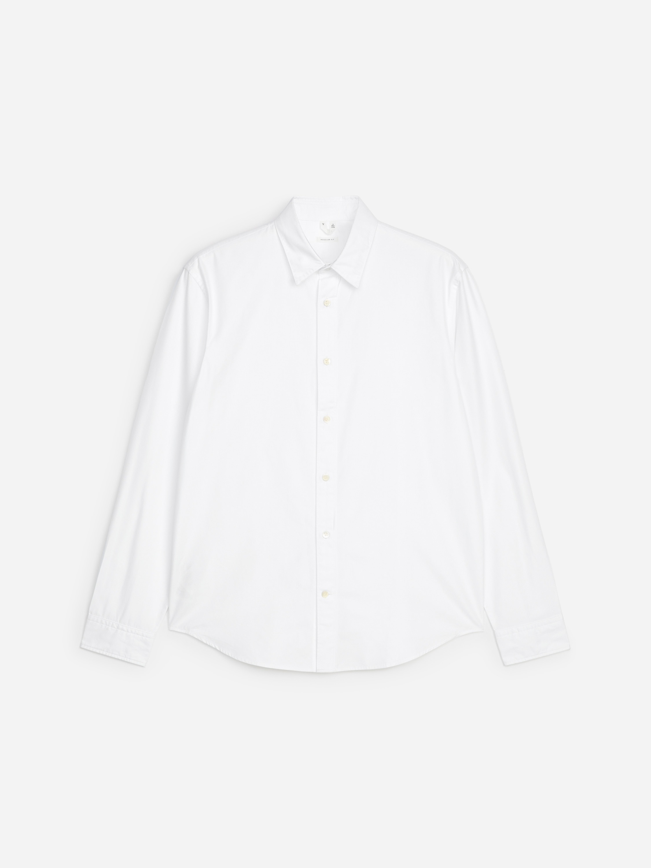 Chemise en coton et lyocell - Blanc/Bleu ciel