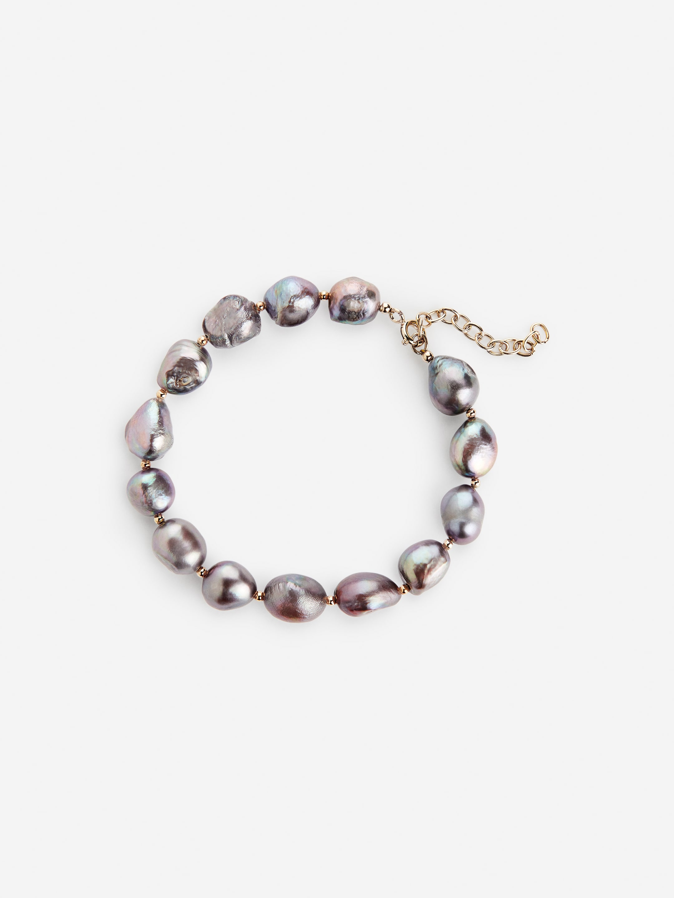 Freshwater Pearl Bracelet - Dark Pearl/Gold - Women - StillMedia/DescriptiveStillLife - 1