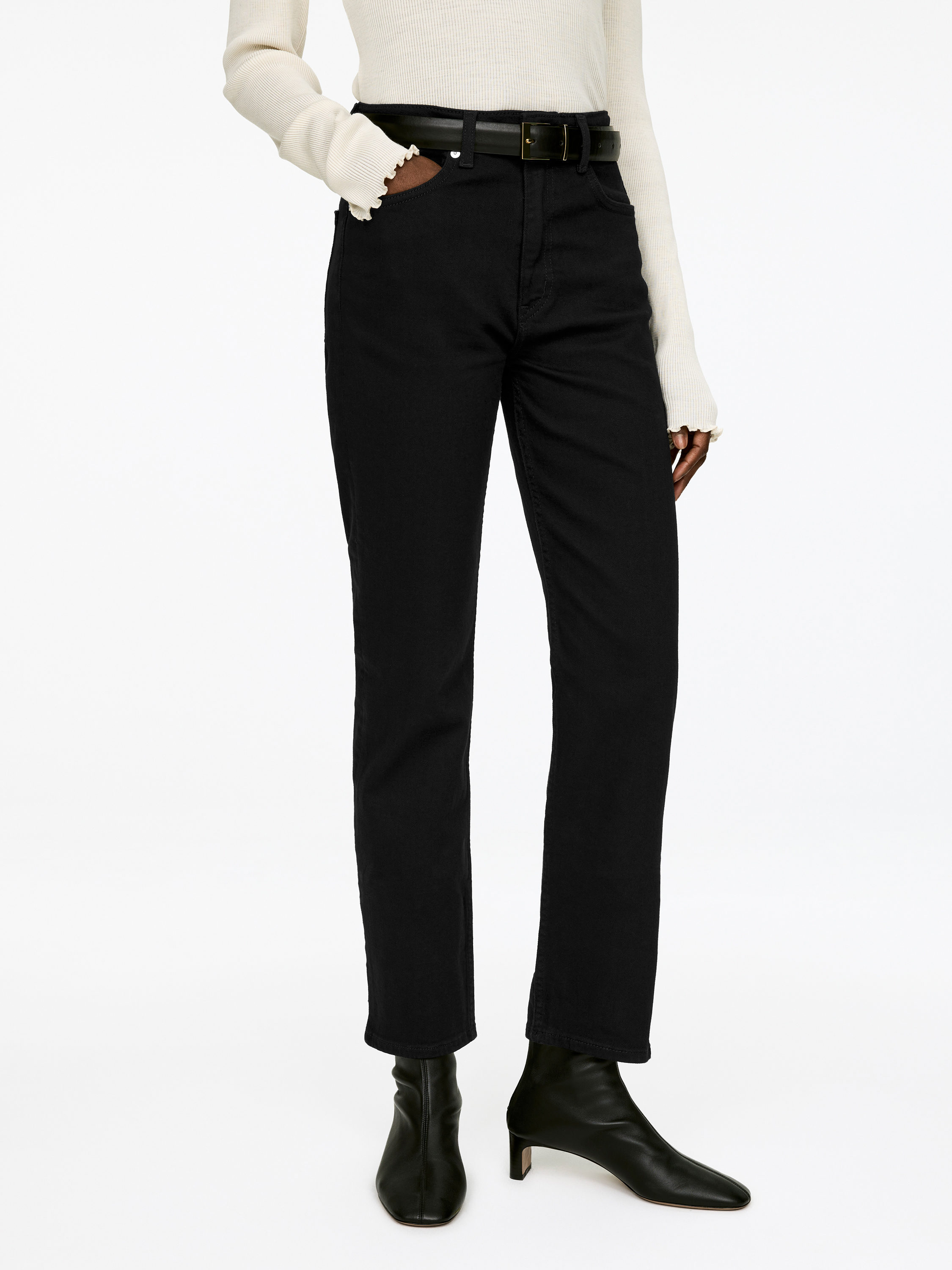 JADE CROPPED Slim Jeans - Black - Slim fit - Women - StillMedia/Lookbook - 14