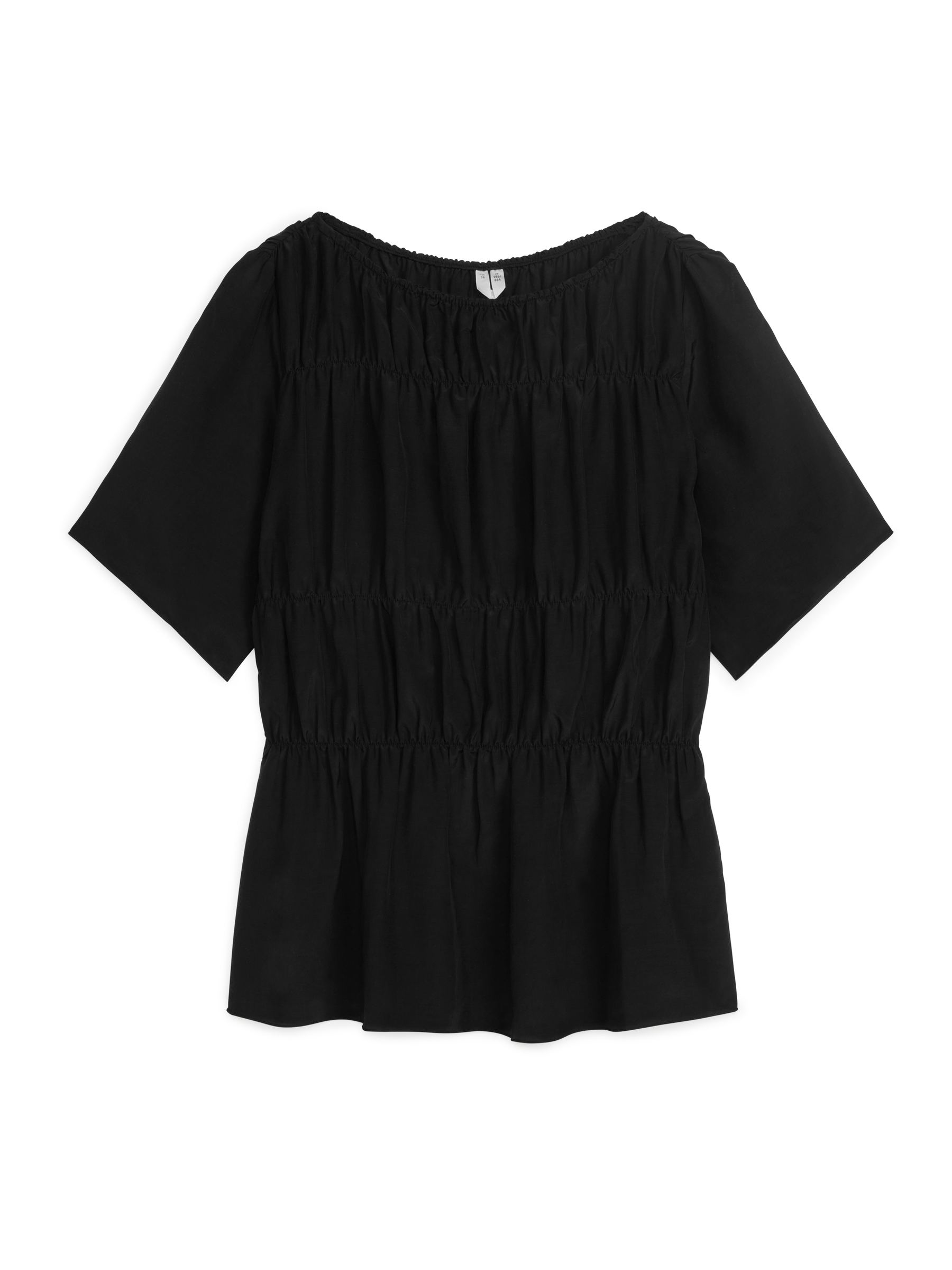 Blusa a punto smock – Nero – Women – ARKET IT