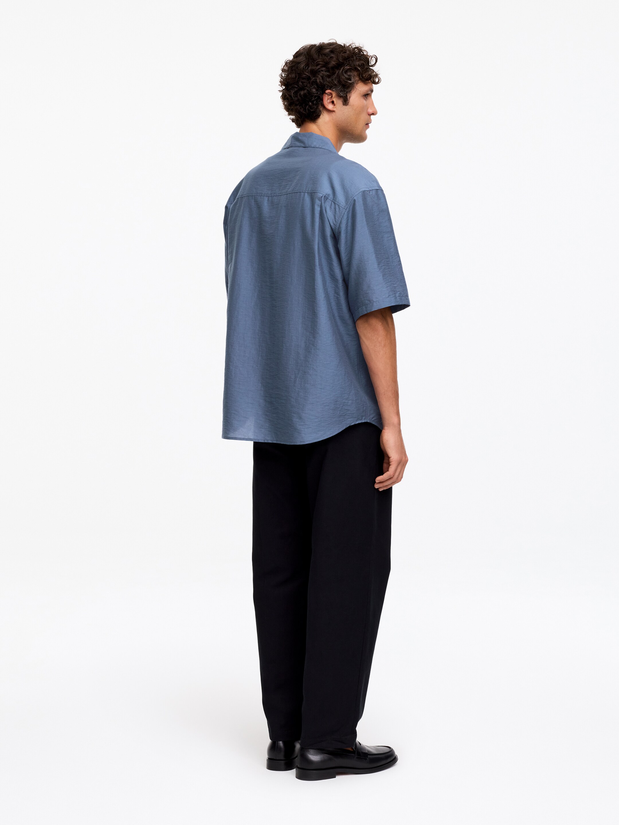 Oversized Resort Shirt - Stormy Blue - Oversized - Men - StillMedia/Lookbook - 5