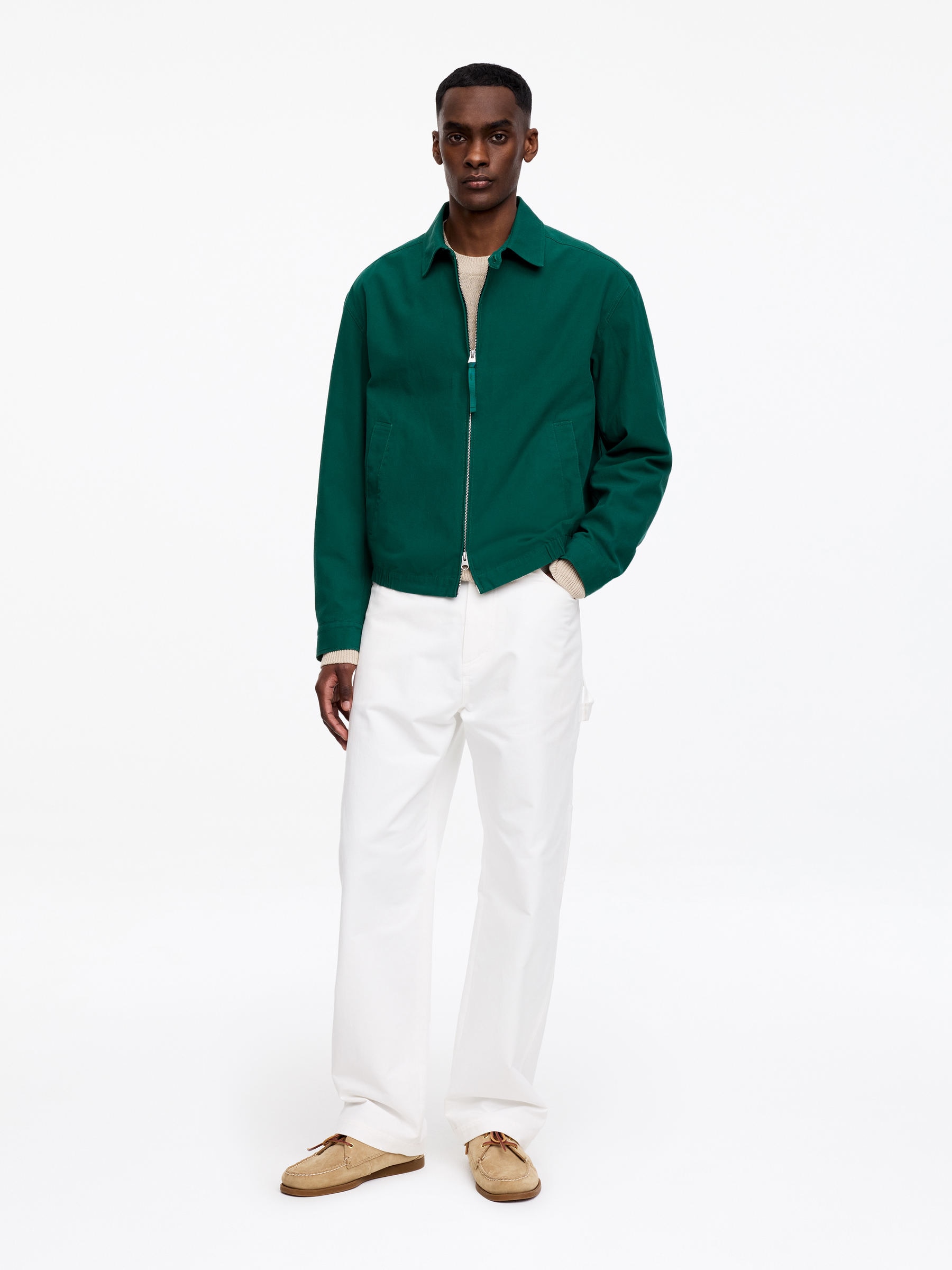 Bawełniana bluza - Zielony - Fason normalny - Men - StillMedia/Lookbook - 4