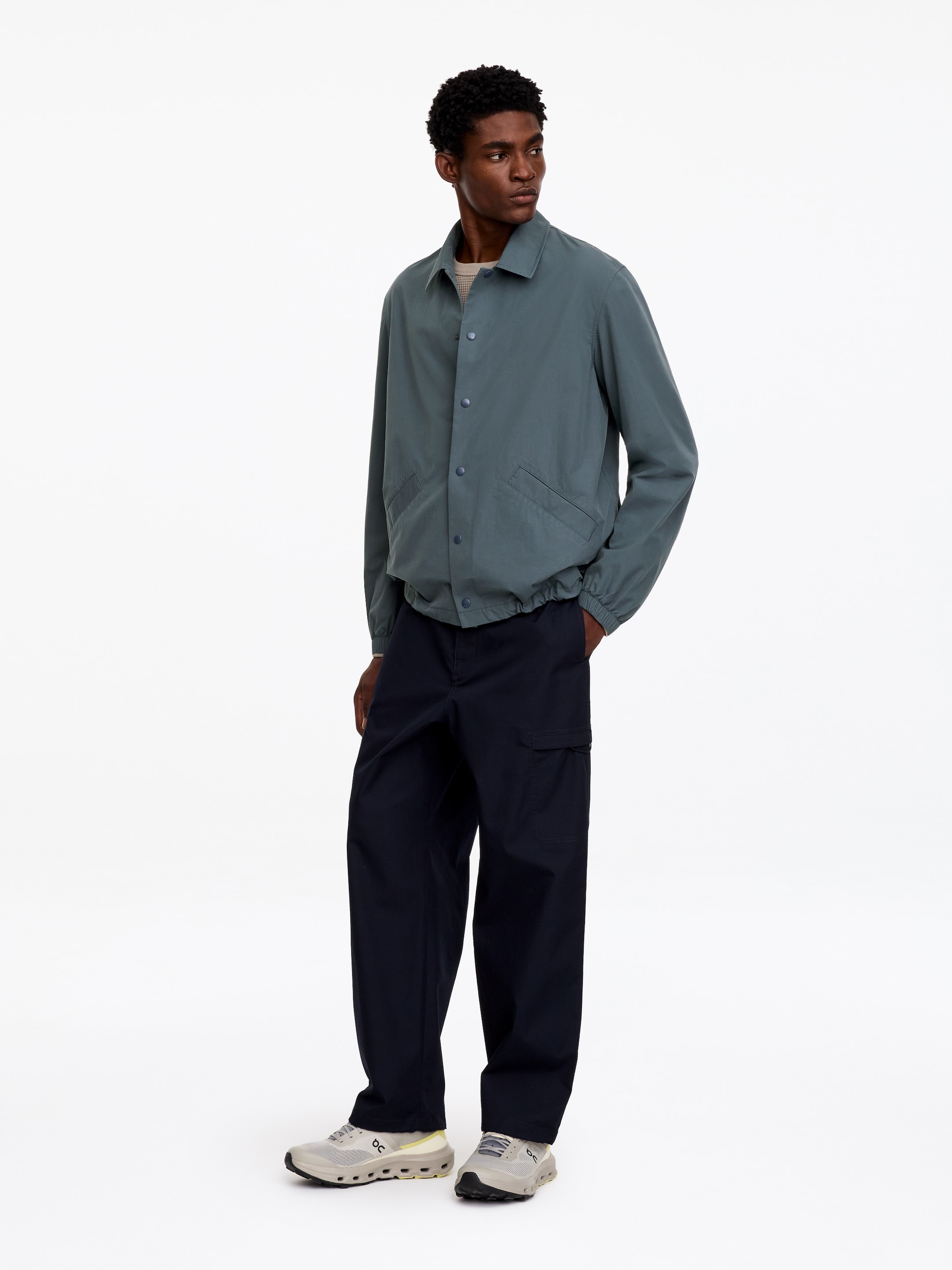 ARKET ACTIVE Coachjacke - Grau - Regular Fit - men - StillMedia/Lookbook - 4