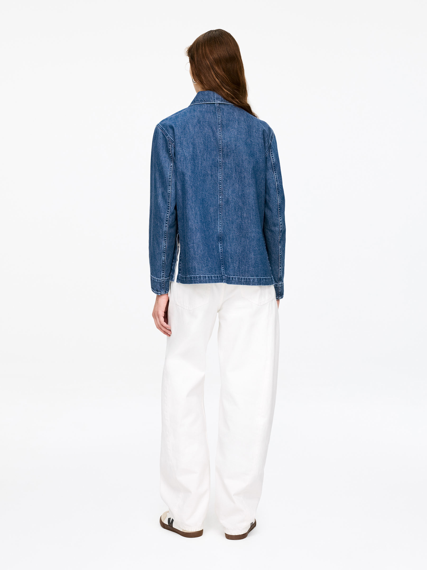 Denim Twill Shirt - Blue - Regular fit - Women - StillMedia/Lookbook - 6