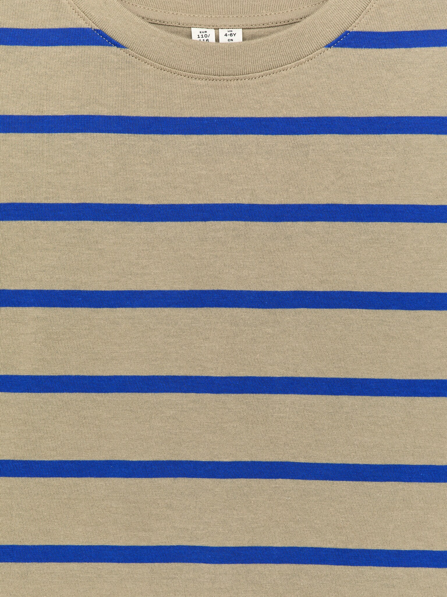 T-shirt à manches longues - Beige/Bleu/Vert foncé - 3