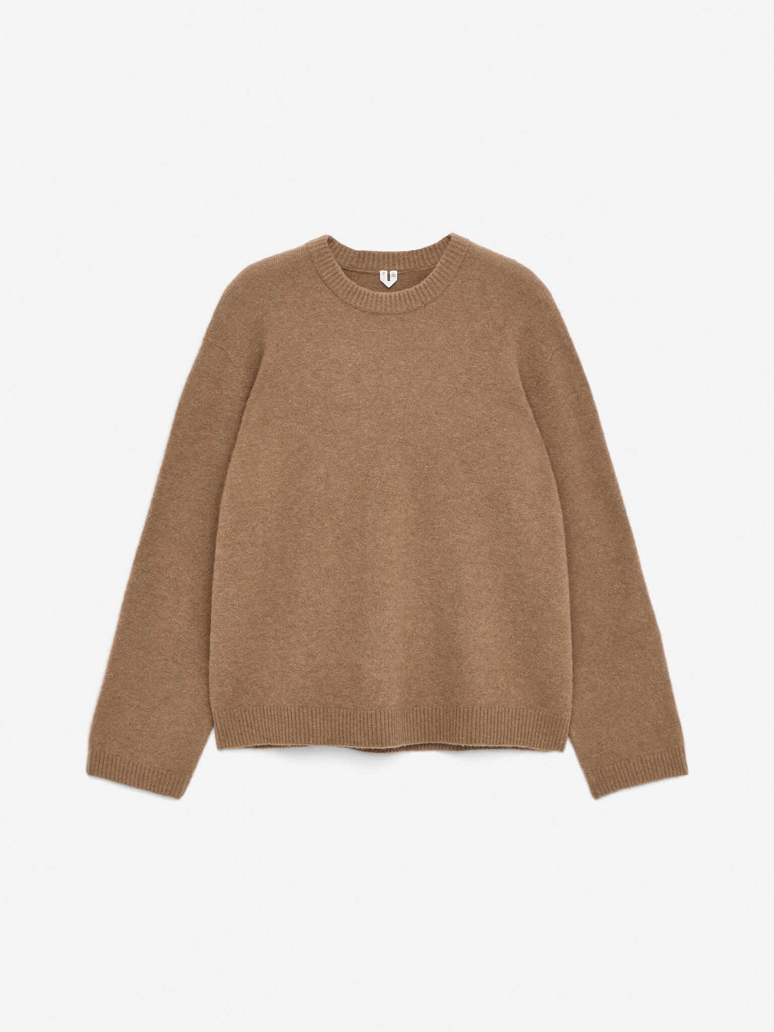 Pull en mélange de laine et d'alpaga - Beige/Bleu/Bleu vif - 2