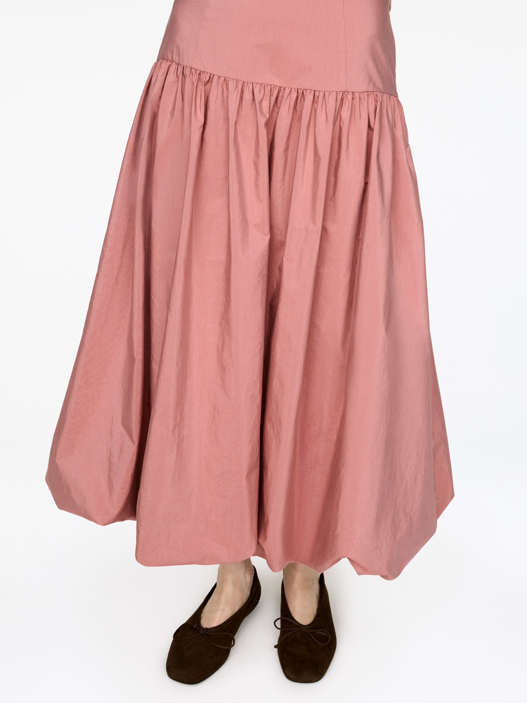 Jupe bouffante en taffetas - Rose - Regular fit - Femme - StillMedia/Lookbook - 4