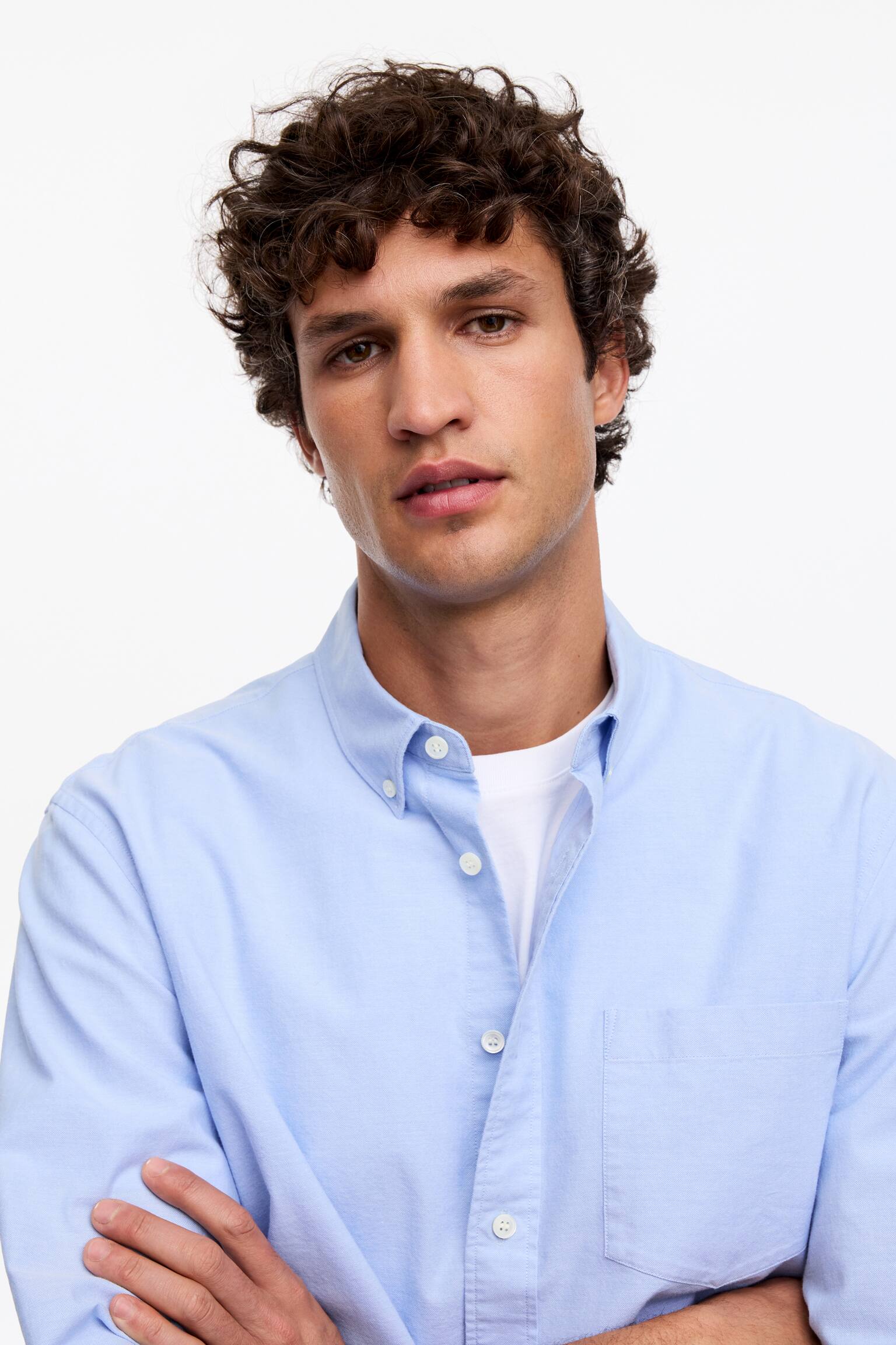 Oxfordskjorta - Ljusblå/Blå/randig/Crèmevit/Ljusgrå/Vit - 5