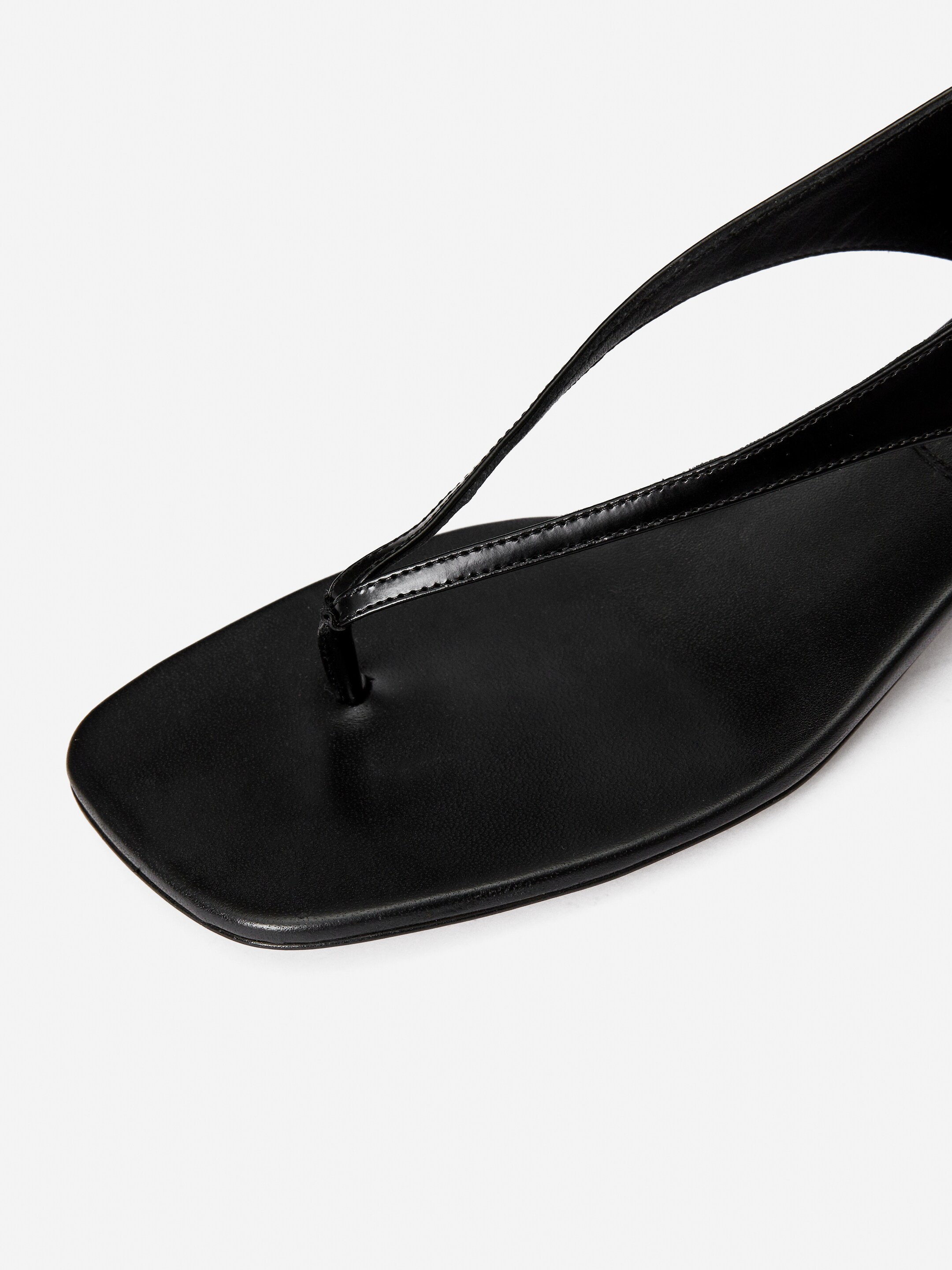 Zobacz większy obraz: Skórzane sandały - Czarny - ONA | H&M PL 7