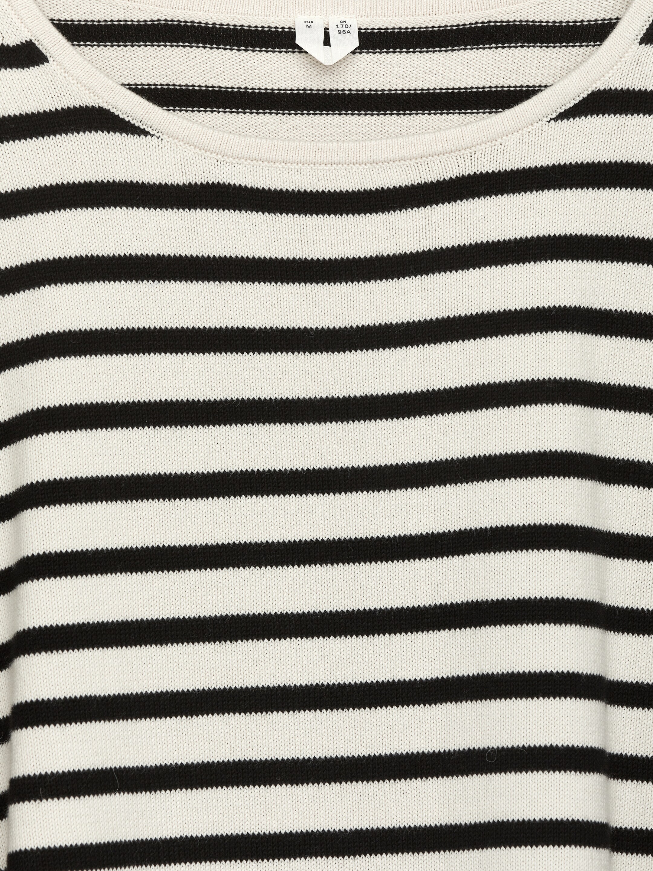 Grösseres Bild ansehen: Baumwollstrickpullover - Beige/Schwarz - DAMEN | H&M CH 2