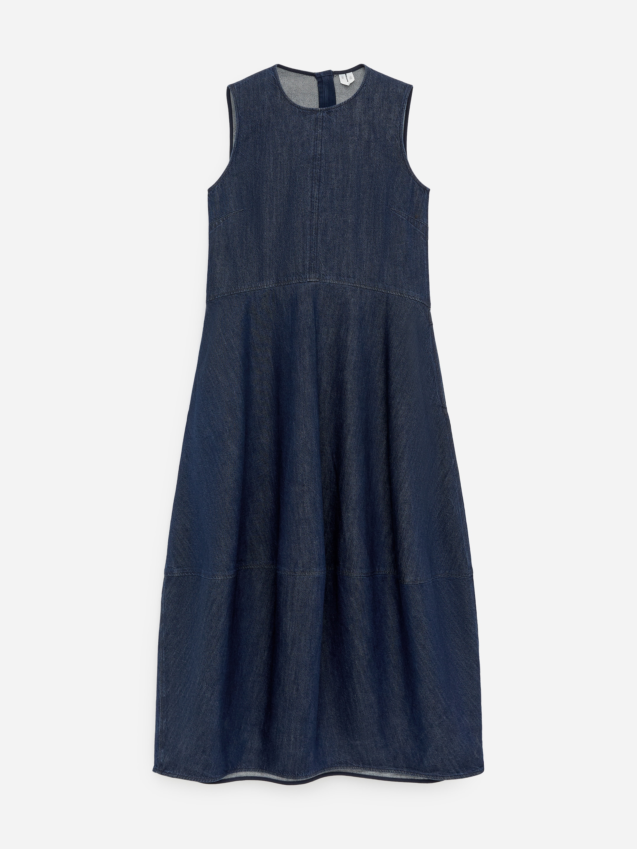 Barrel Denim Dress - Dark Blue - Regular fit - Women - StillMedia/DescriptiveStillLife - 1