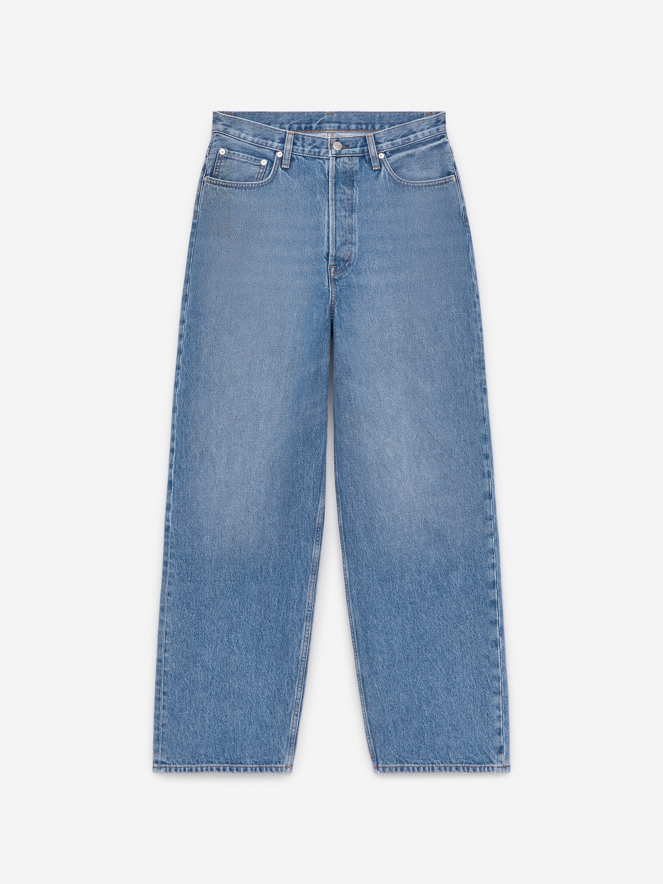 AMBER Barrel Jeans - Blue/Blue
