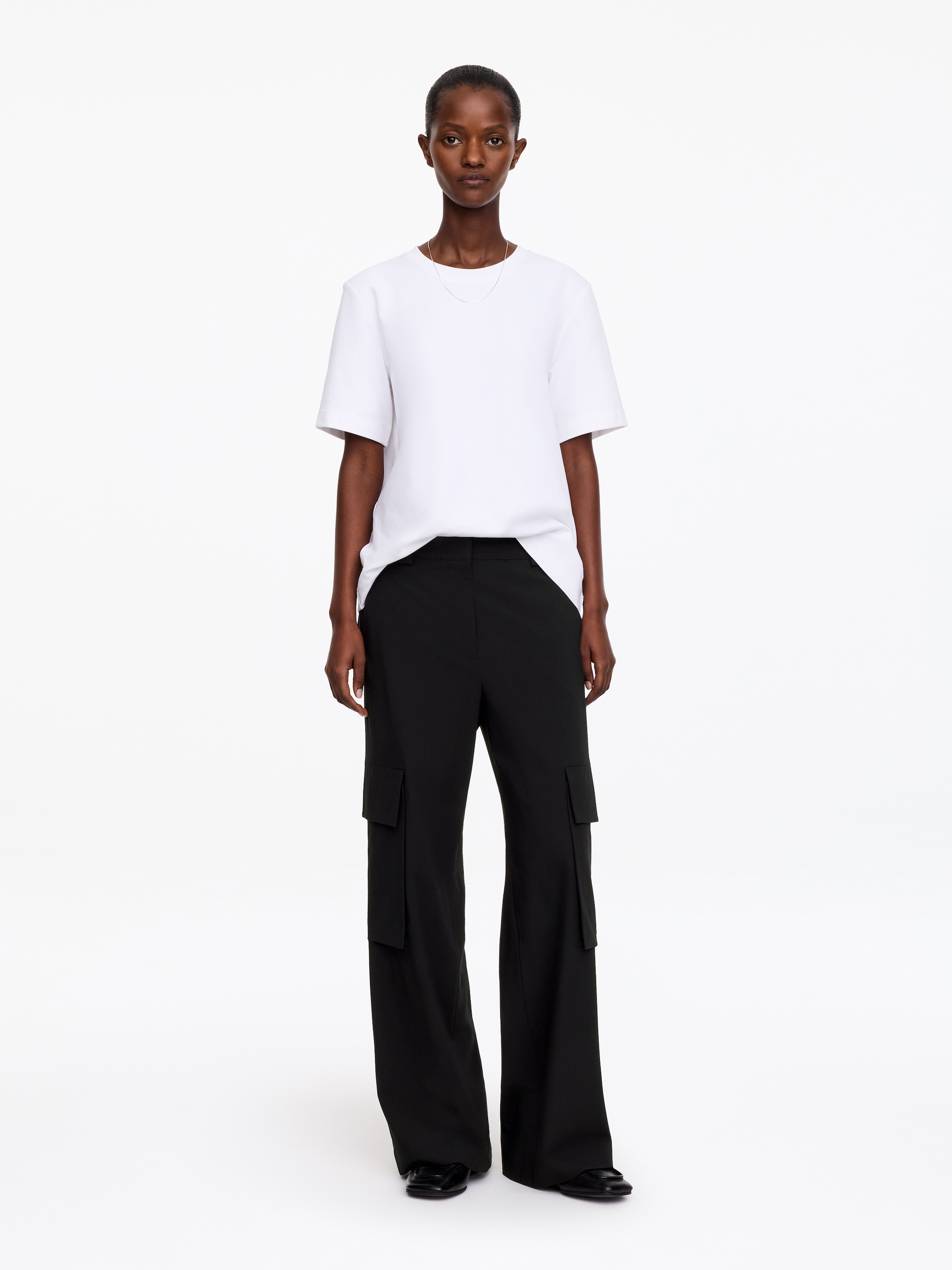 Bellow Pocket Trousers - Black - Regular fit - women - StillMedia/Lookbook - 2