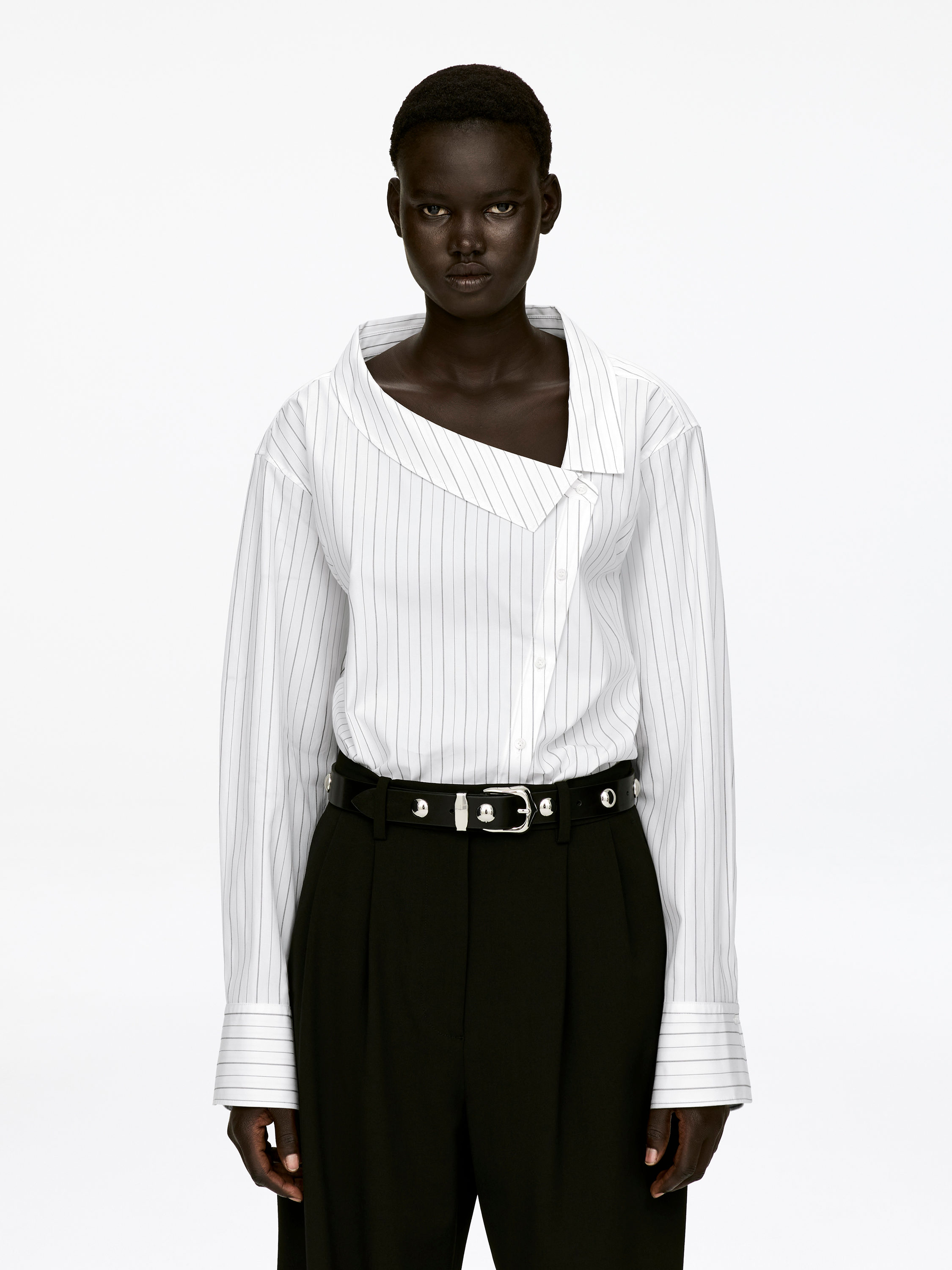 Baumwollbluse im Deconstructed-Look-#F4F3E9-16600