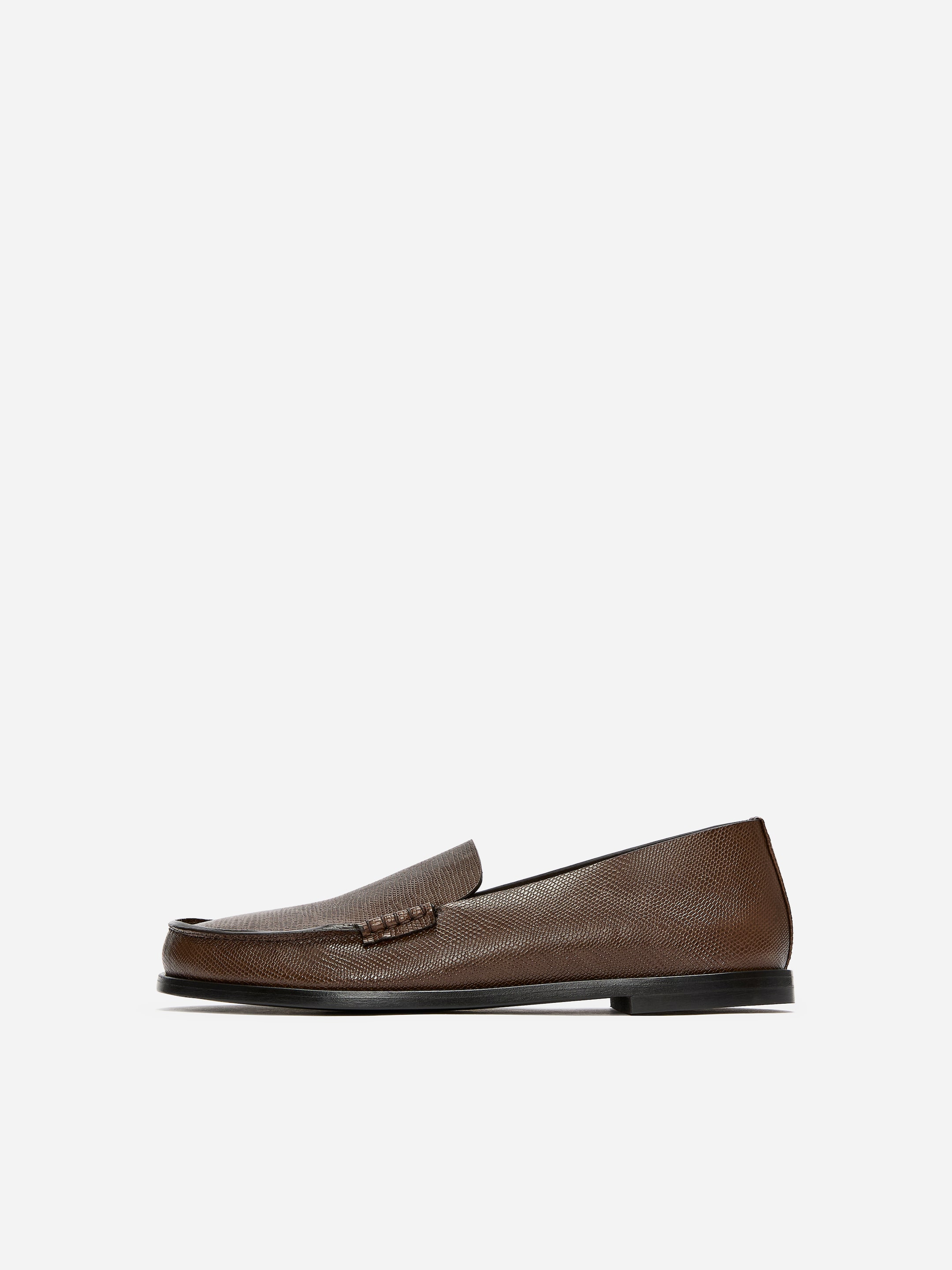 ARKET and Laila Gohar Embossed Loafers - Brown - Women - StillMedia/DescriptiveStillLife - 1