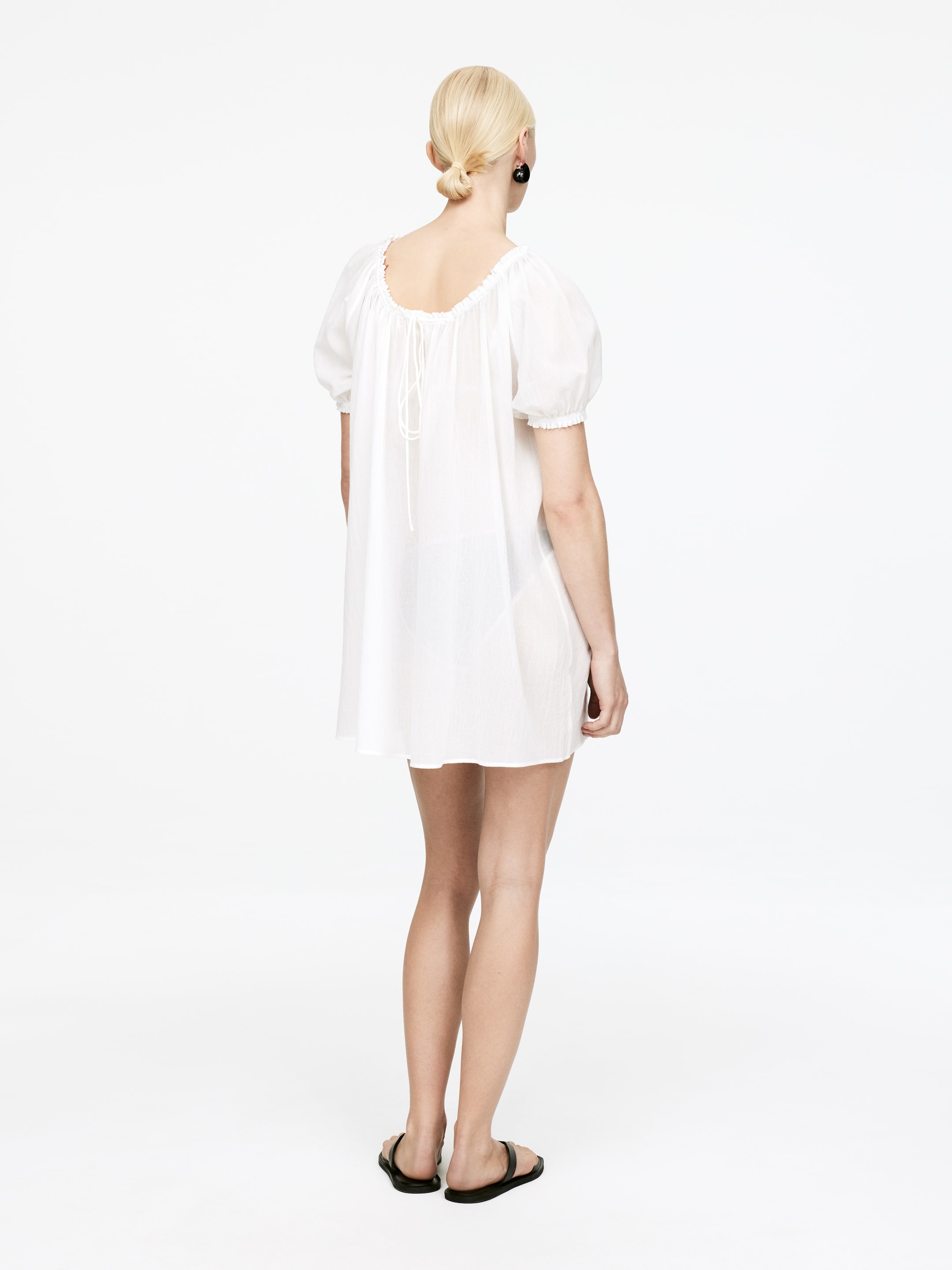 Visualizza immagine più grande: Abito da spiaggia in voile di cotone - Bianco sporco - DONNA | H&M IT 2