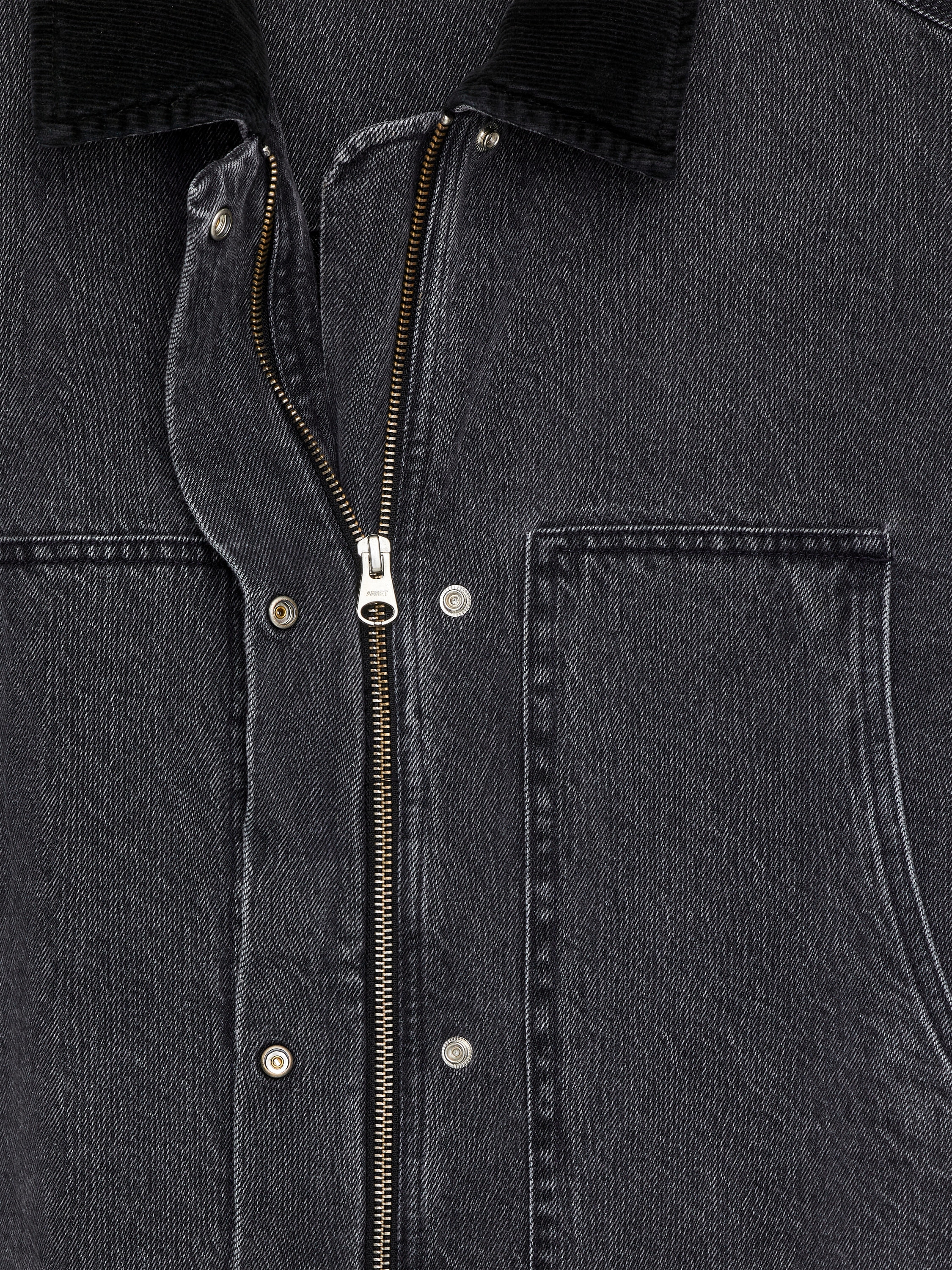 Chaqueta de lona de algodón – Gris lavado – Women – ARKET ES