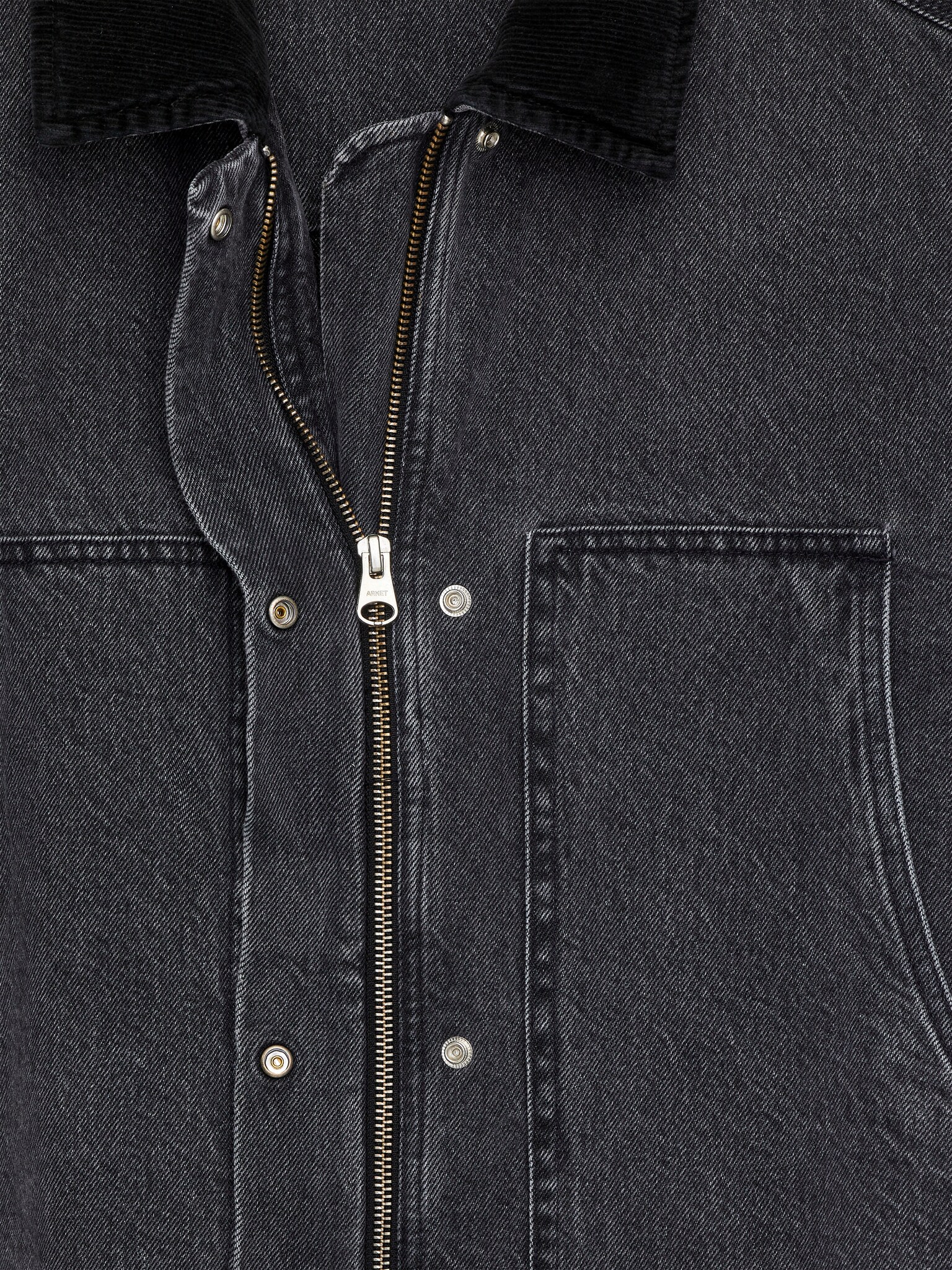 Veste en toile de coton - Gris délavé - 3