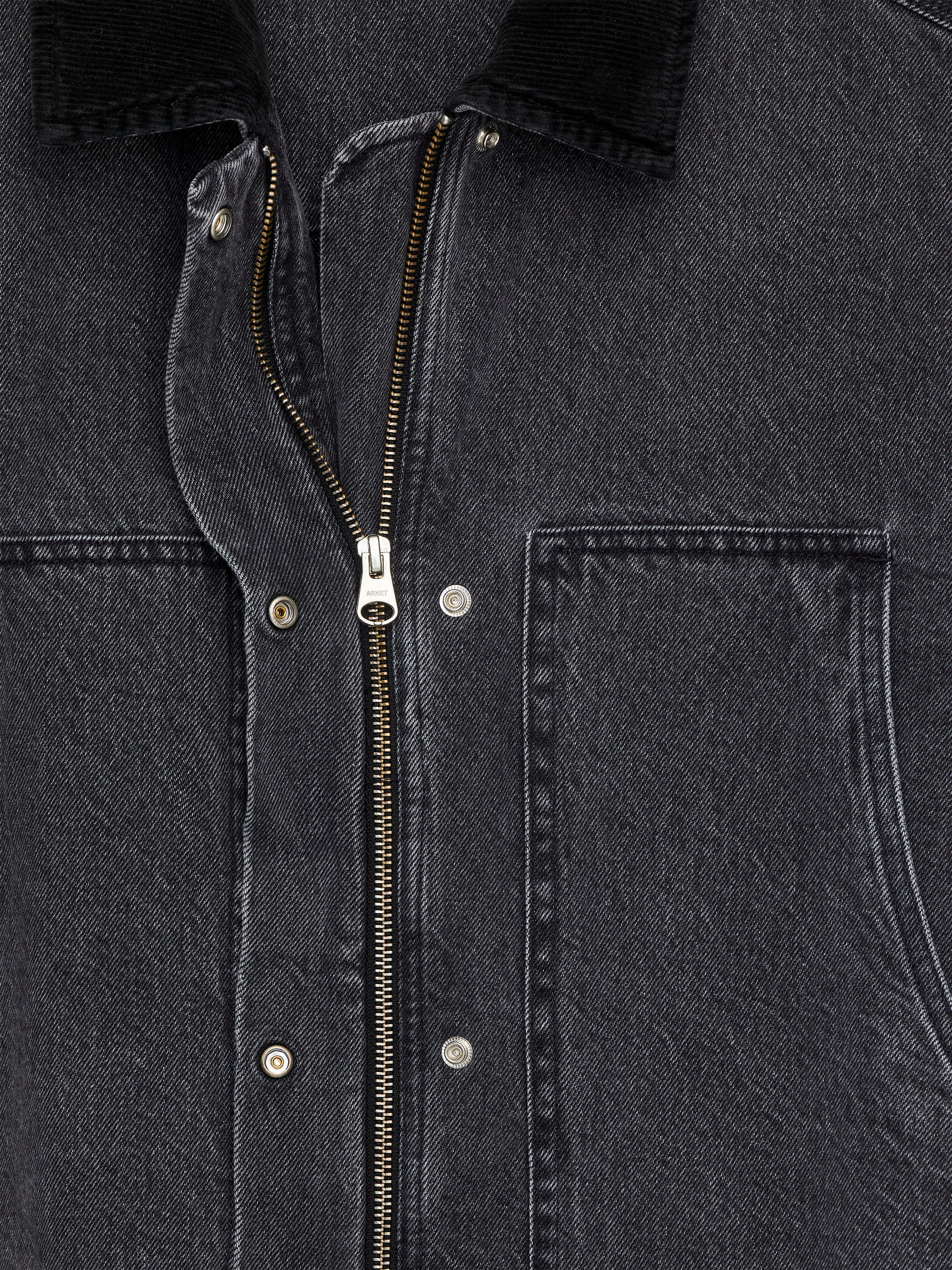 Cotton Canvas Jacket - Washed Grey - Oversized - Women - StillMedia/DescriptiveDetail - 2