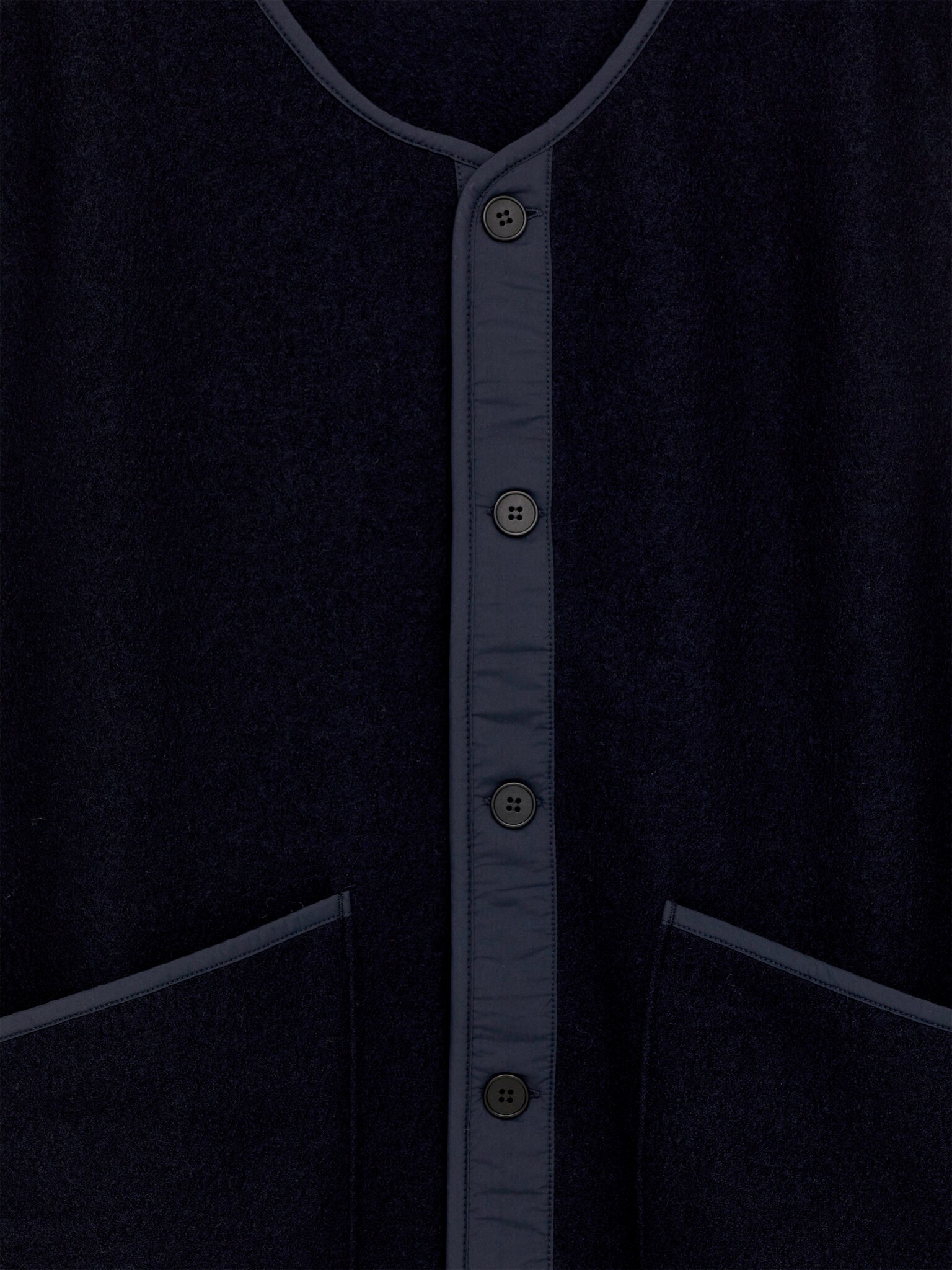 2-in-1 Wool Vest - Dark Blue - 6