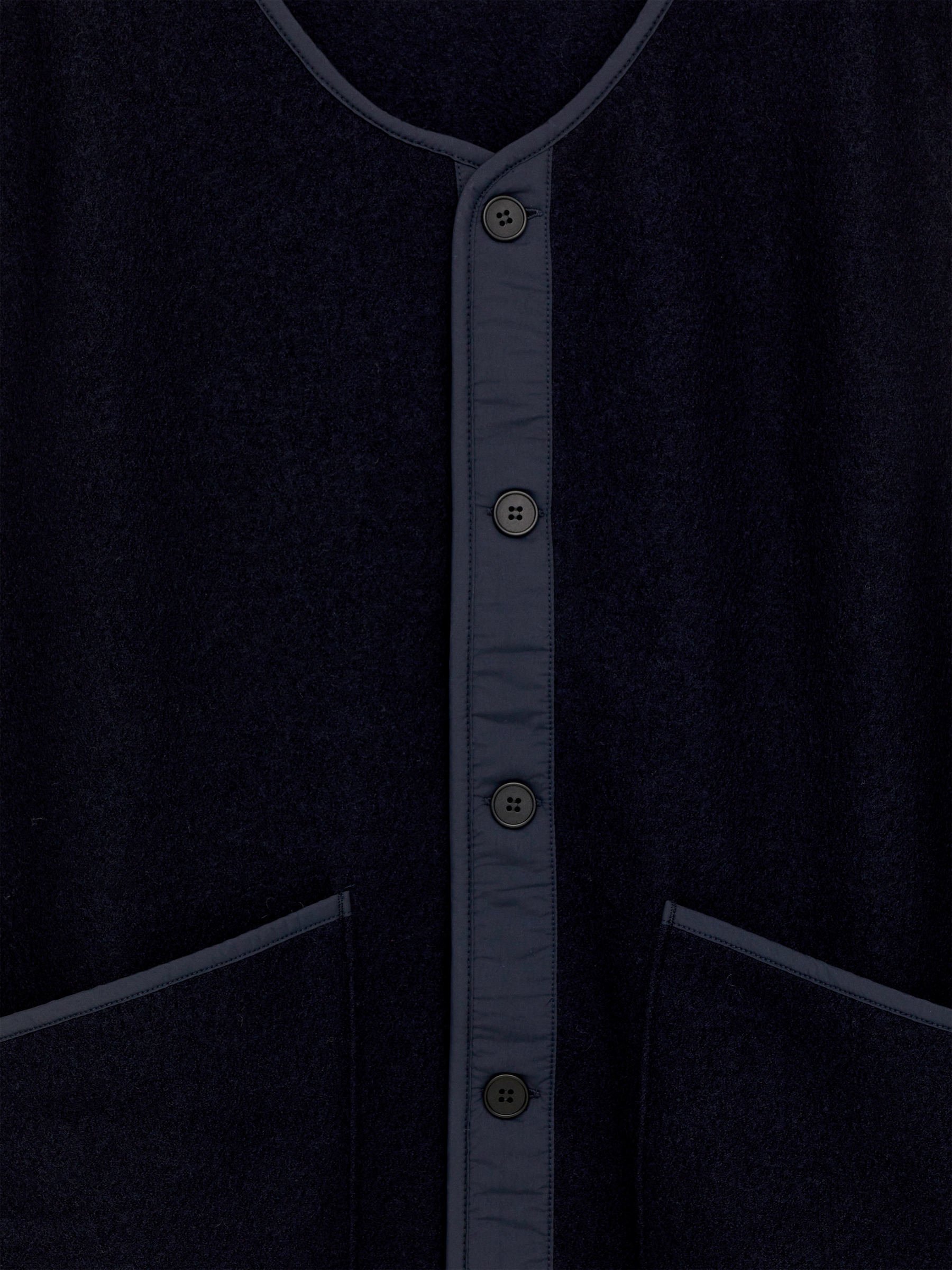 2-in-1 Wool Vest - Dark Blue - Regular fit - Men - StillMedia/DescriptiveStillLife - 2