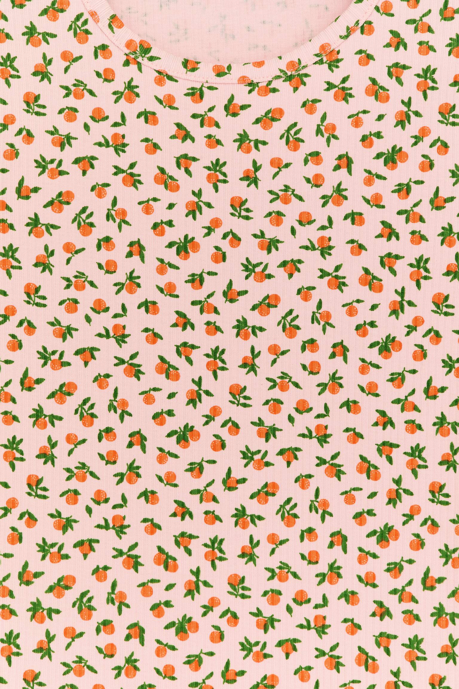 Top con lavorazione a coste - Multicolore - 4