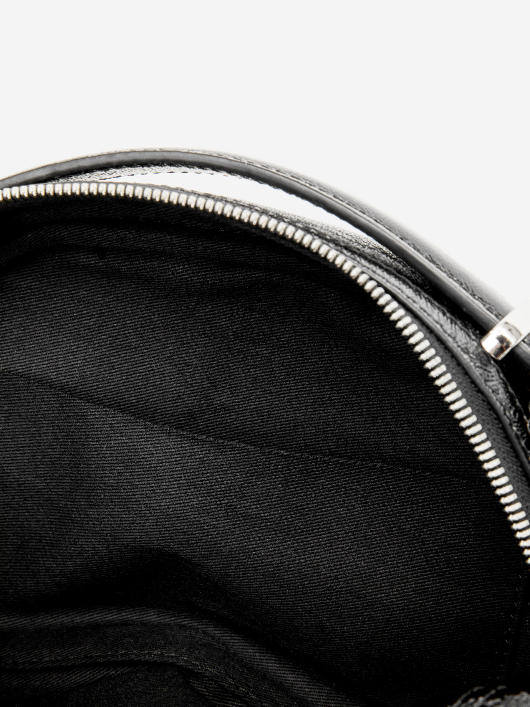 Sac à bandoulière en cuir laqué - Noir - Femme - StillMedia/DescriptiveDetail - 1