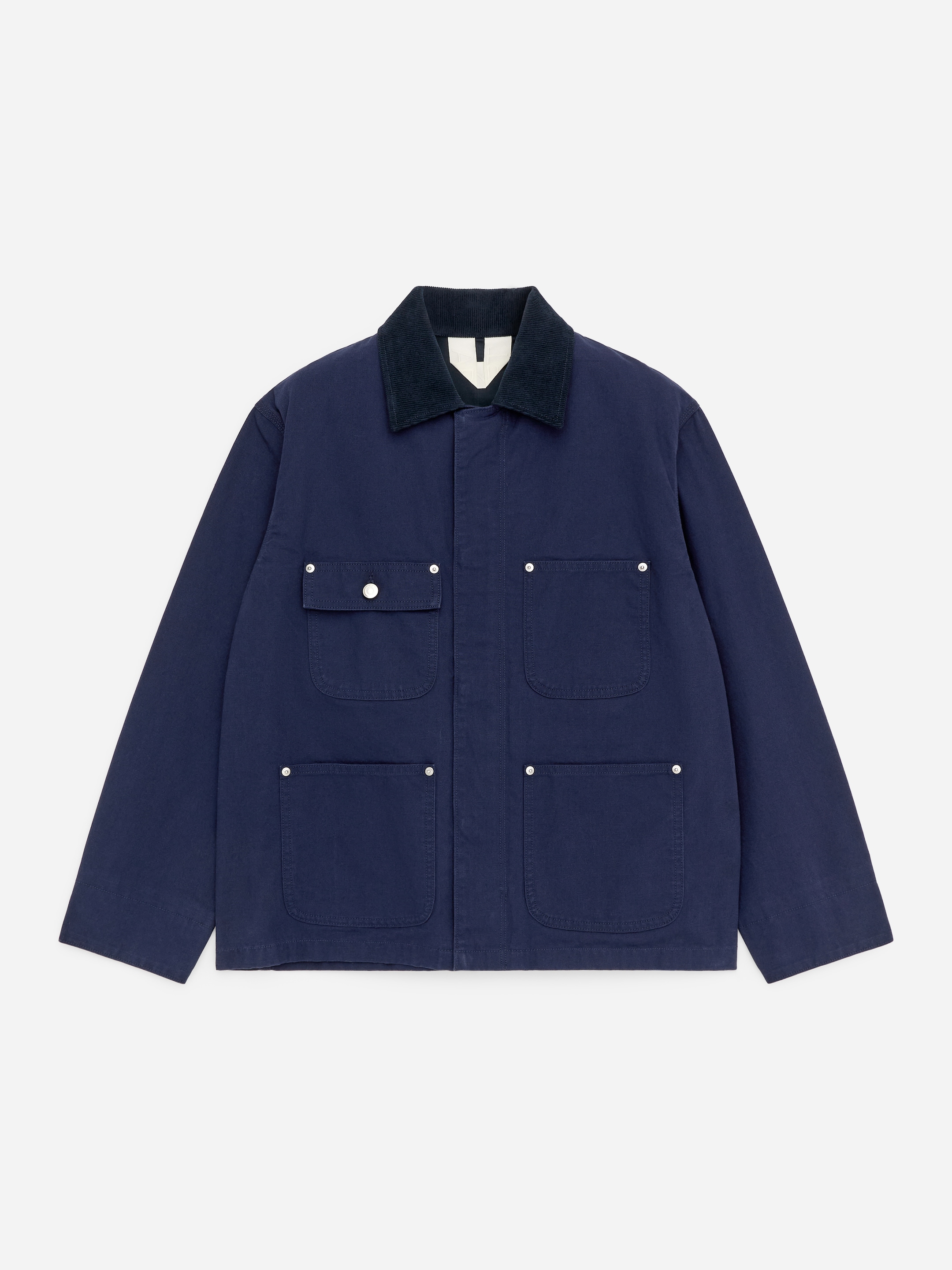 Canvas Chore Jacket-#21273C-18184