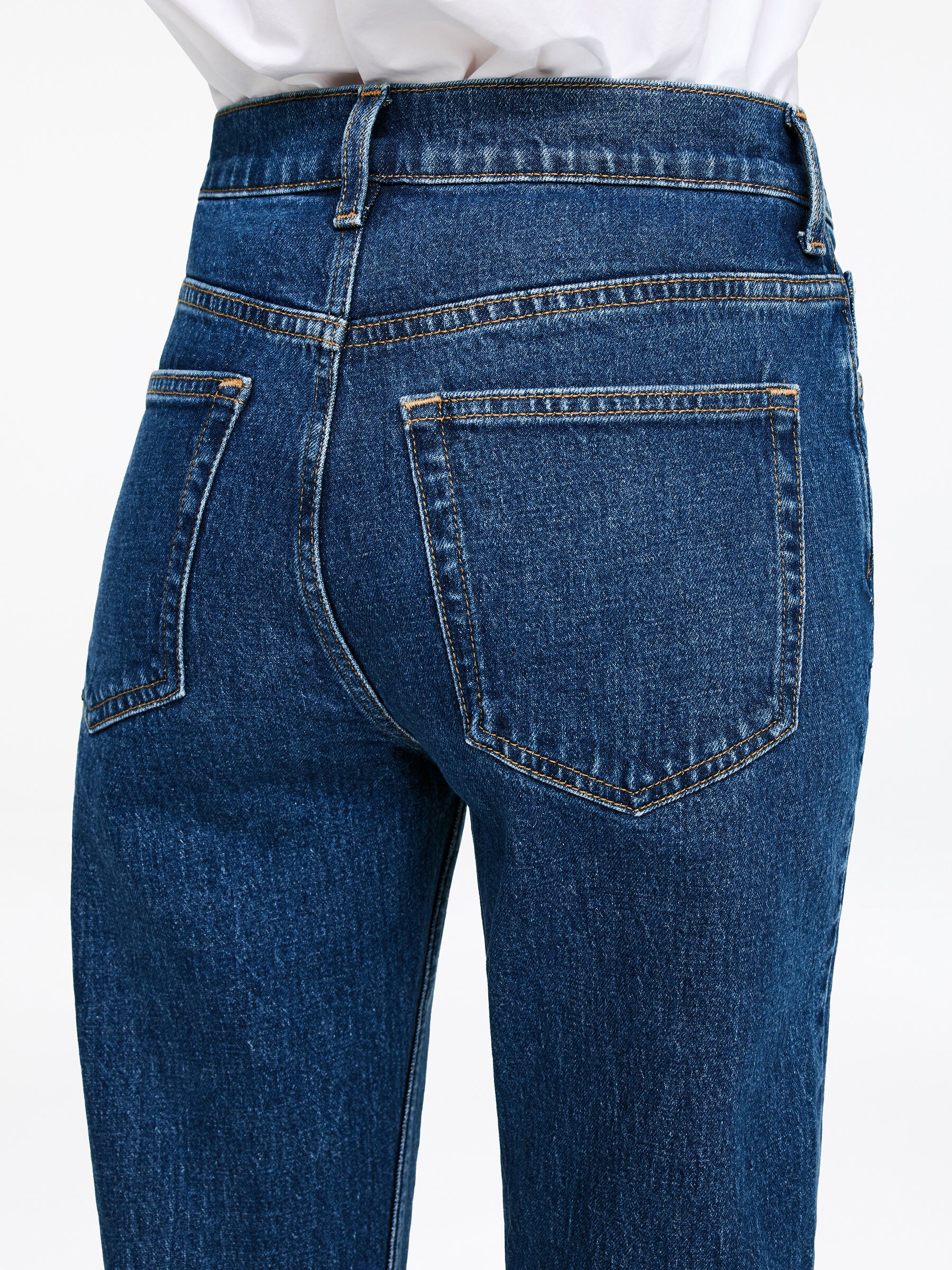 JADE Cropped Slim Jeans - Mittelblau - Slim Fit - Damen - StillMedia/Lookbook - 14
