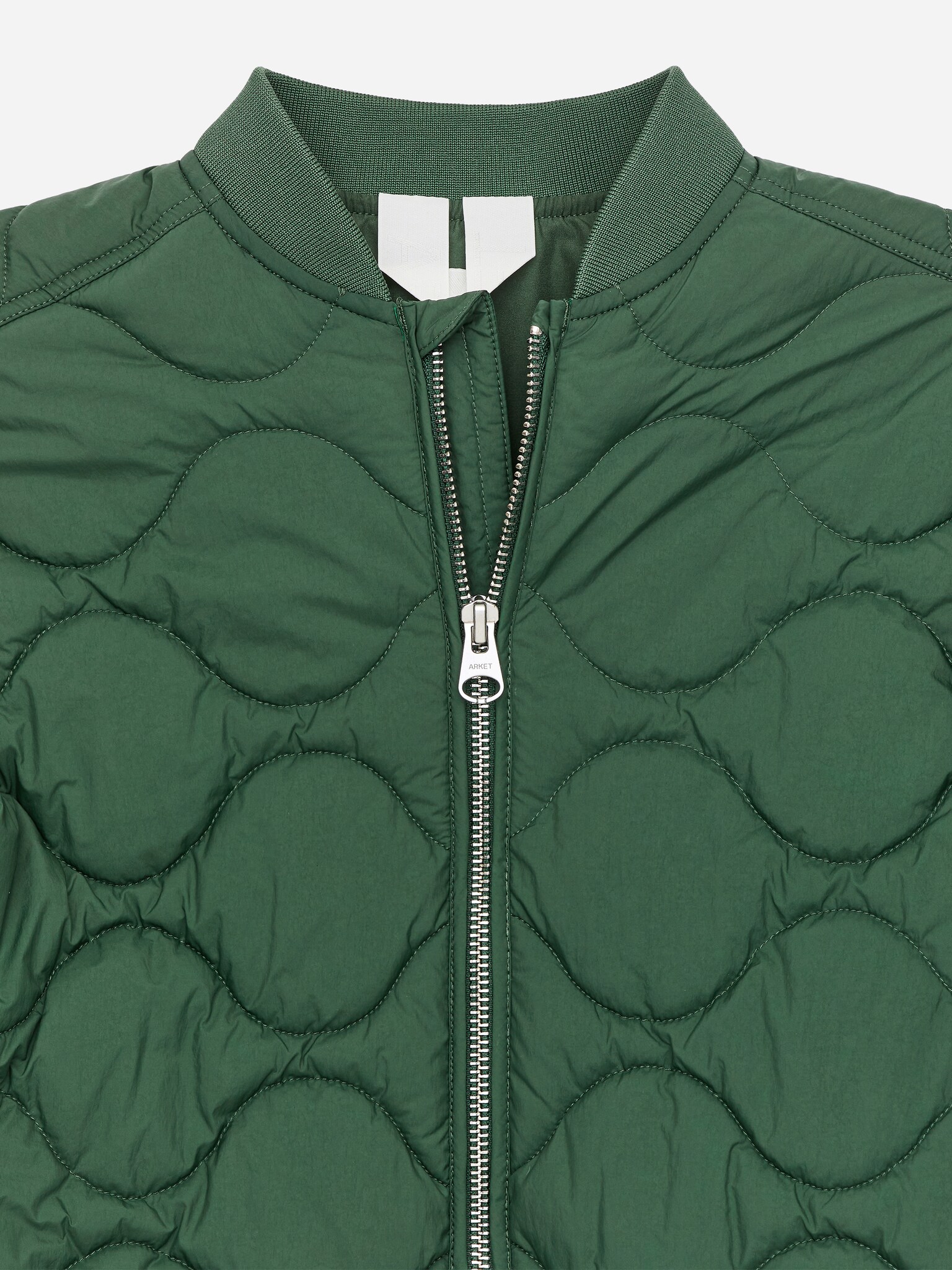 Quilted Jacket - Green/Khaki Green/Lilac - 2