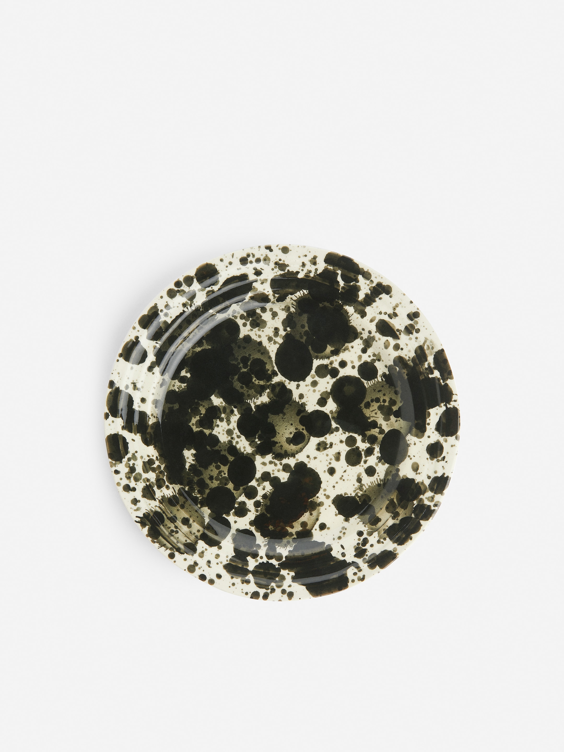 View larger image: Ceramic Plate - White/Black - Home All | H&M GB 2