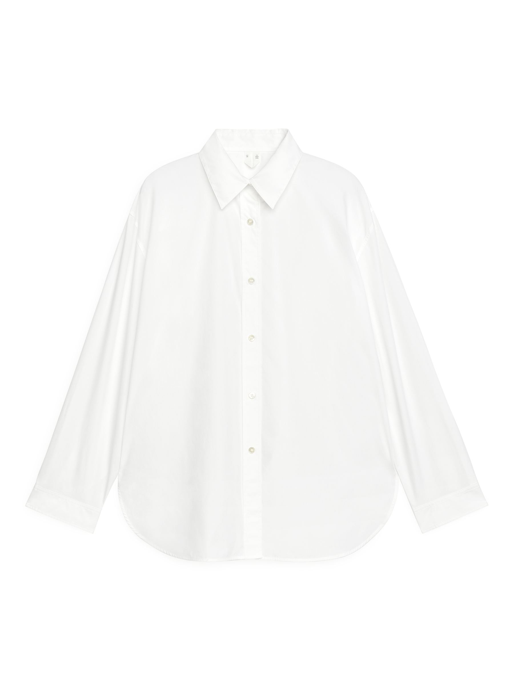 Relaxed Poplin Shirt - White - Corte relajado - Women - StillMedia/DescriptiveStillLife - 1