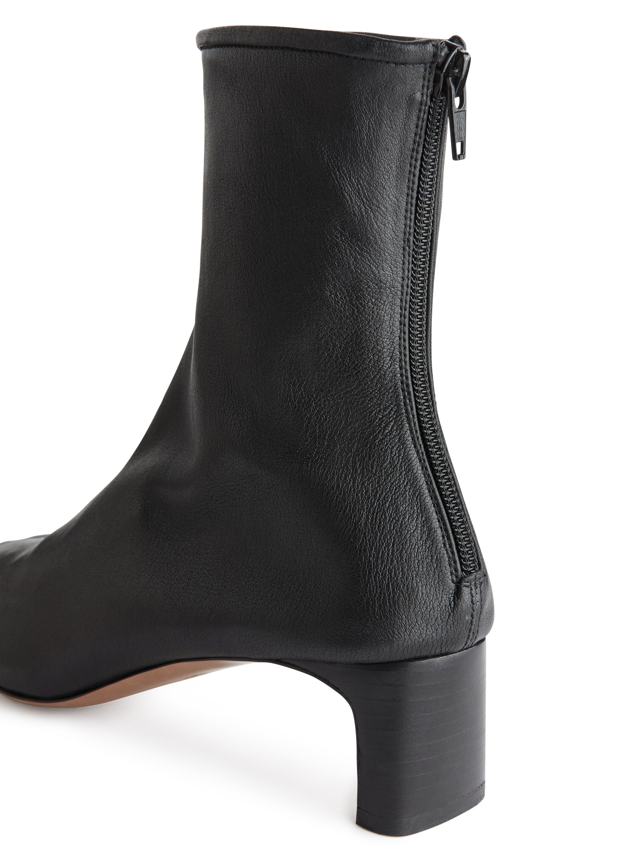 Stretch-Leather Sock Boots - Black - Women - StillMedia/DescriptiveDetail - 1