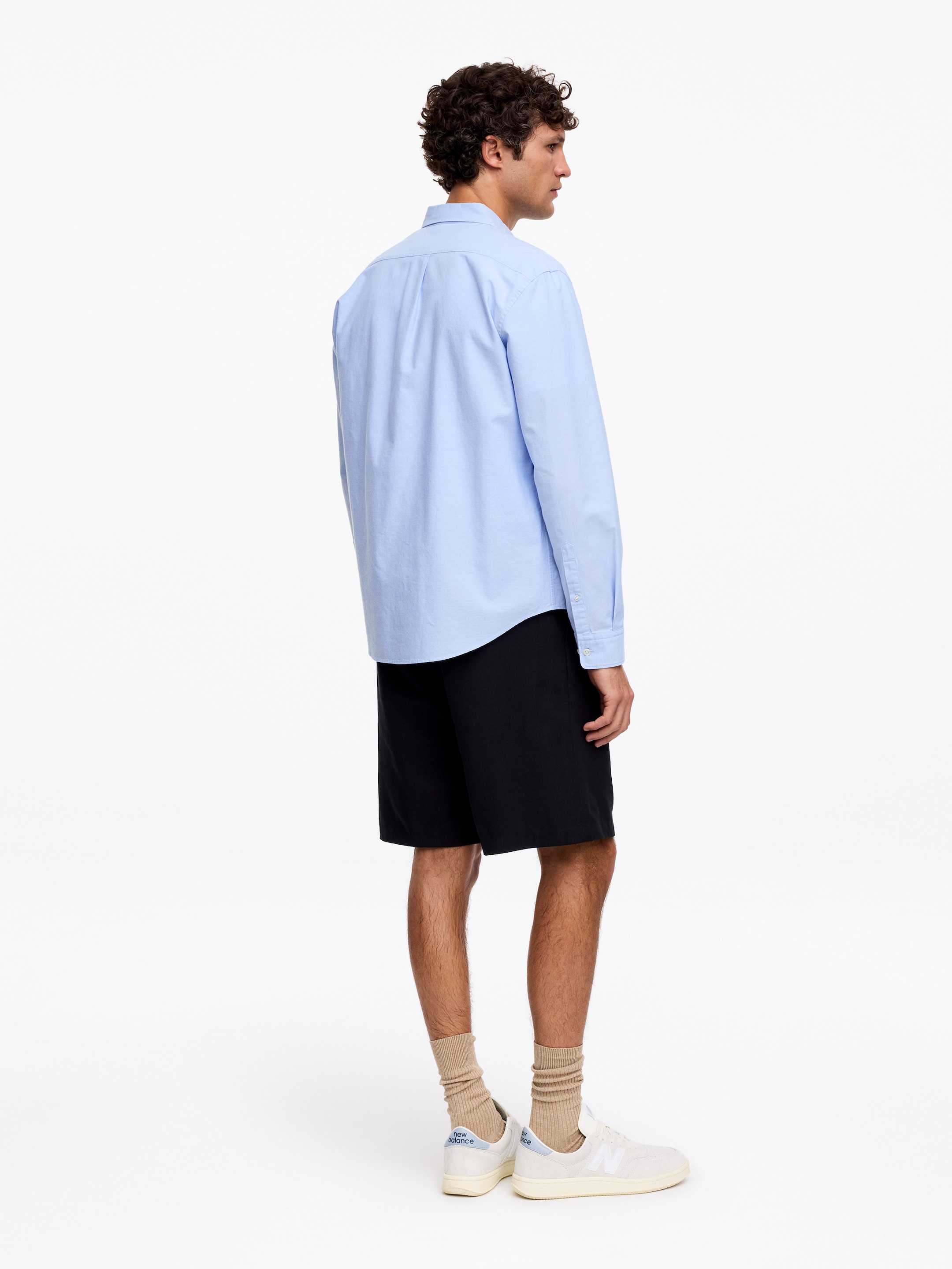 Chemise Oxford classique - Bleu ciel - Regular fit - Homme - StillMedia/Lookbook - 44