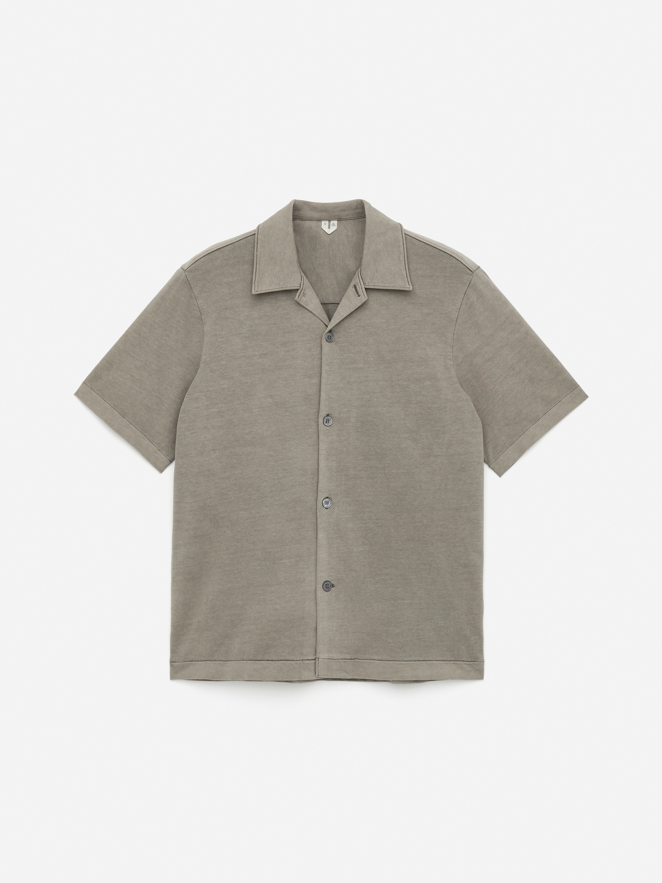 Short-Sleeve Jersey Shirt - Grey - Loose fit - Men - StillMedia/DescriptiveStillLife - 2