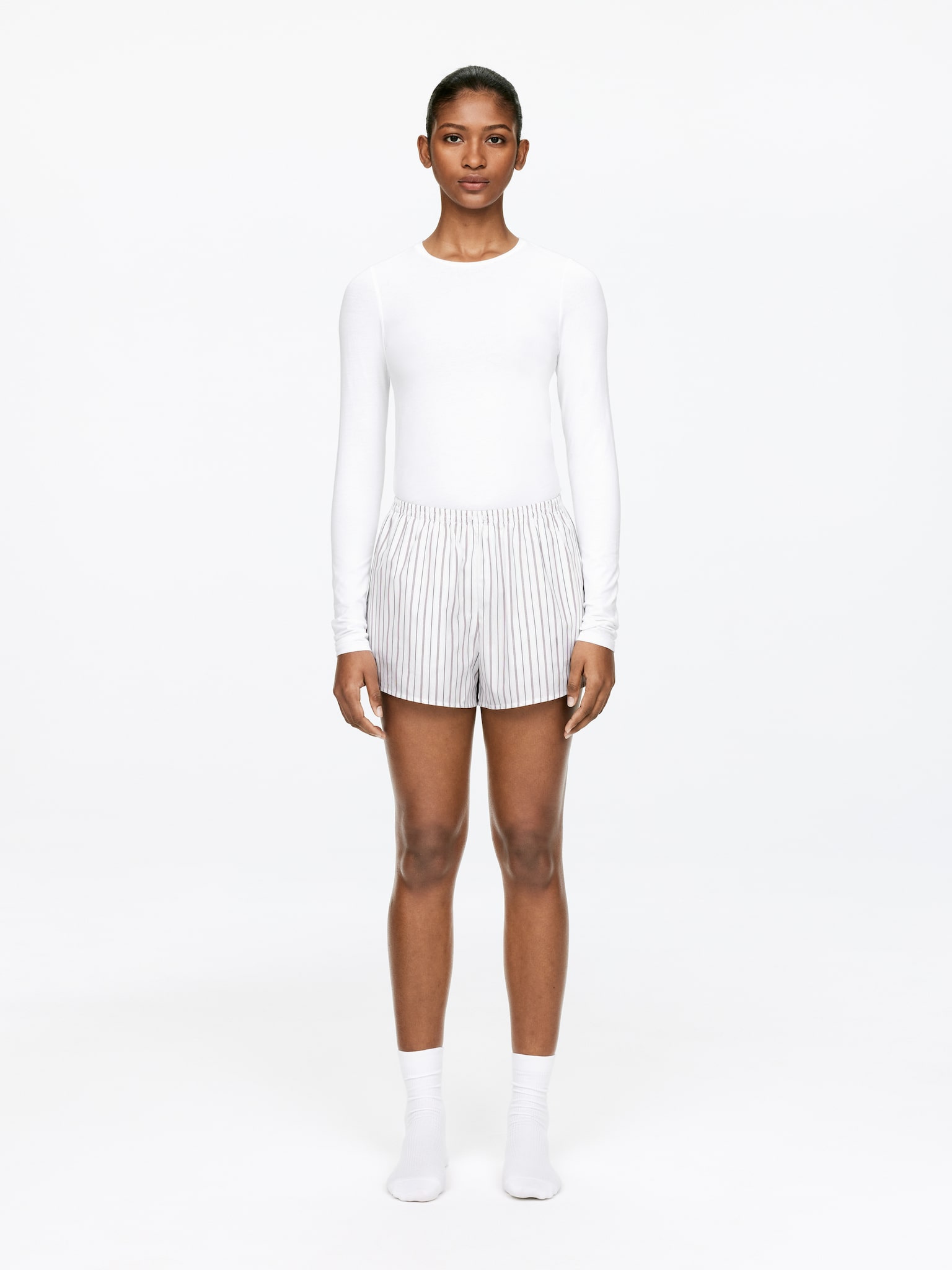 Bavlnené šortky - White/Multi-Colour