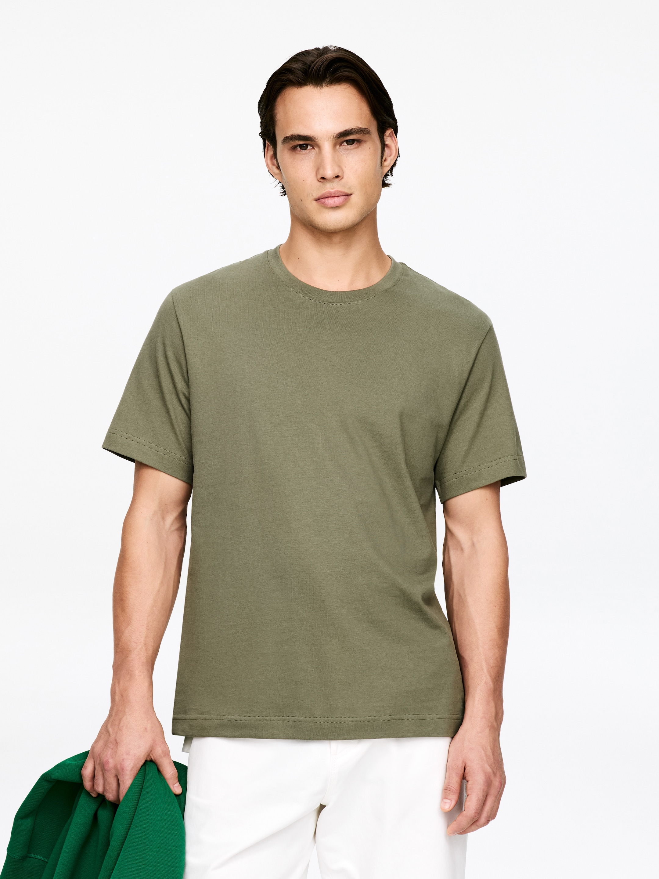 Lockeres T-Shirt, 220 GSM-#686B59-17864