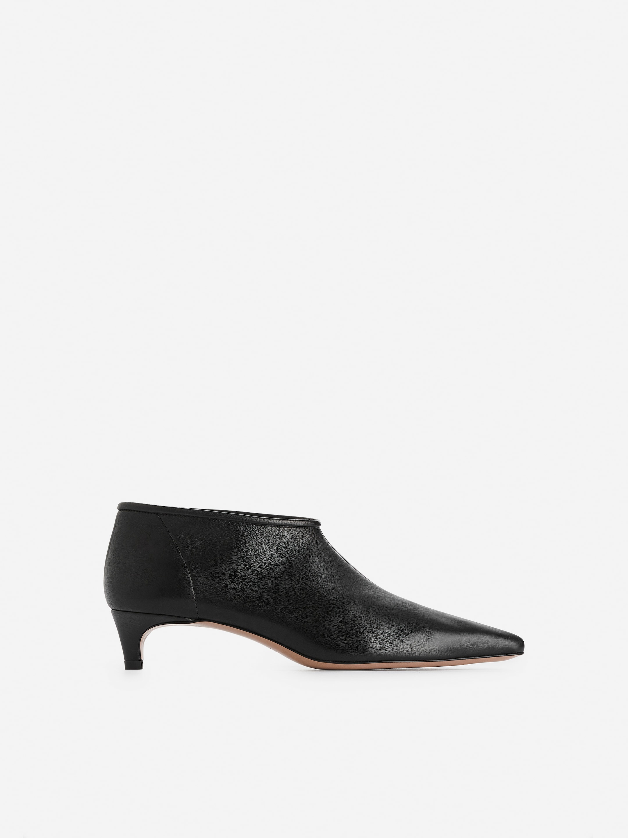 Visa större bild: Läderstövlar med stretch - Svart - DAM | H&M SE 1