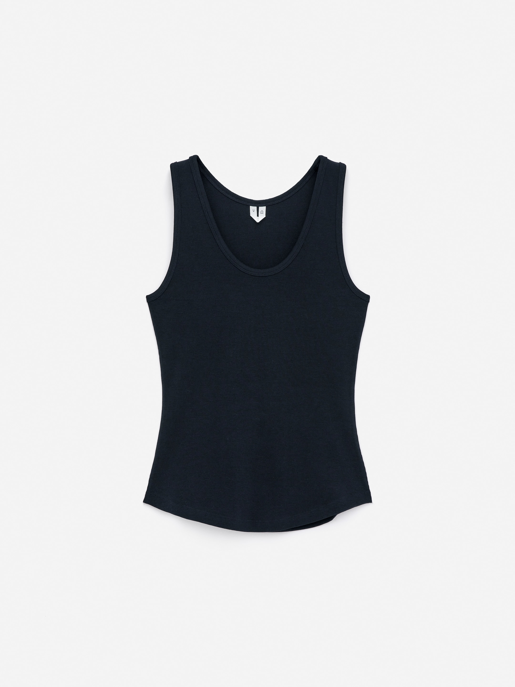 Ribbat linne - Mörkblå - Slim fit - Women - StillMedia/DescriptiveStillLife - 1