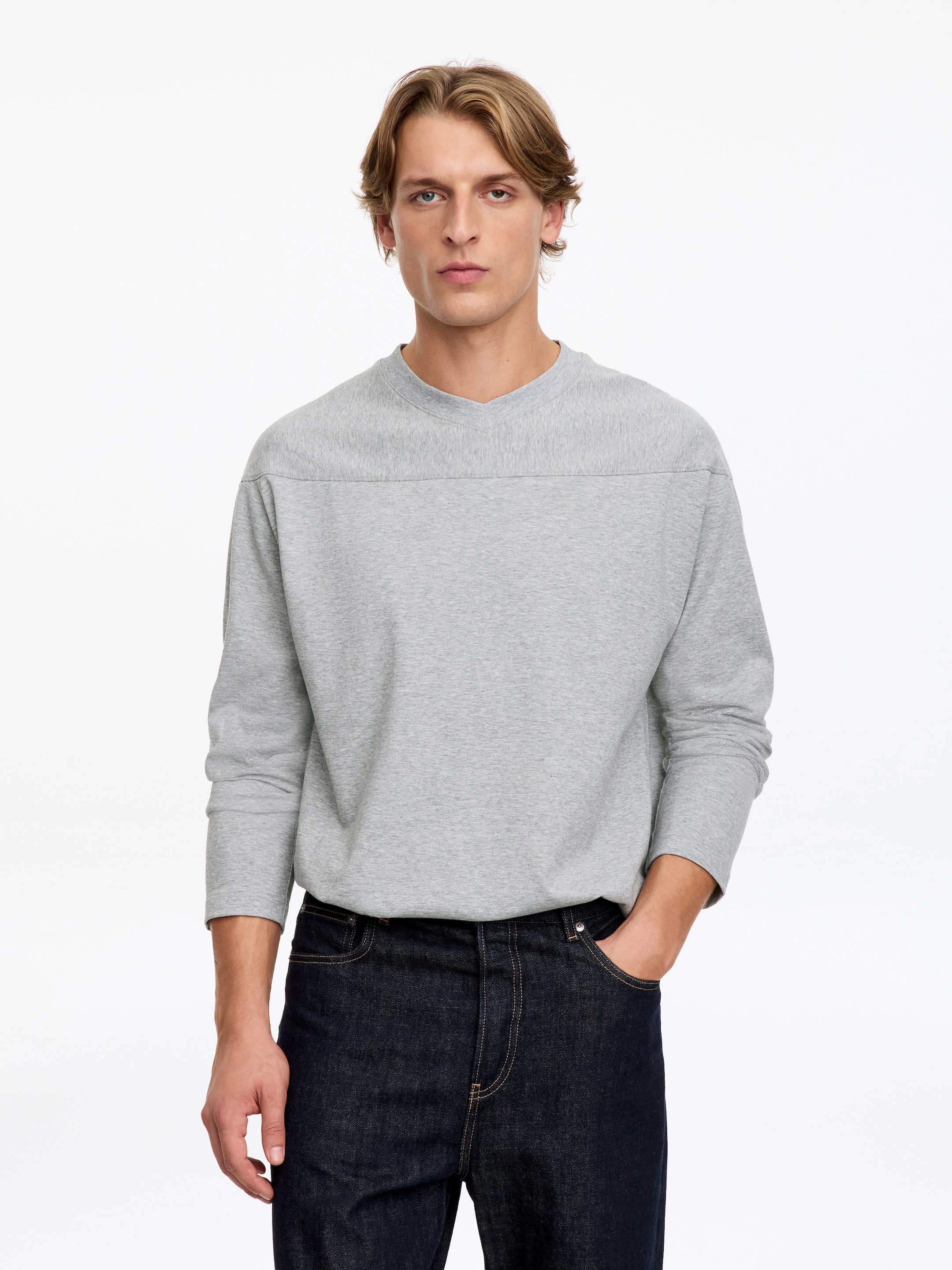 Athletic Jersey - Grey - Relaxed fit - men - StillMedia/Lookbook - 2