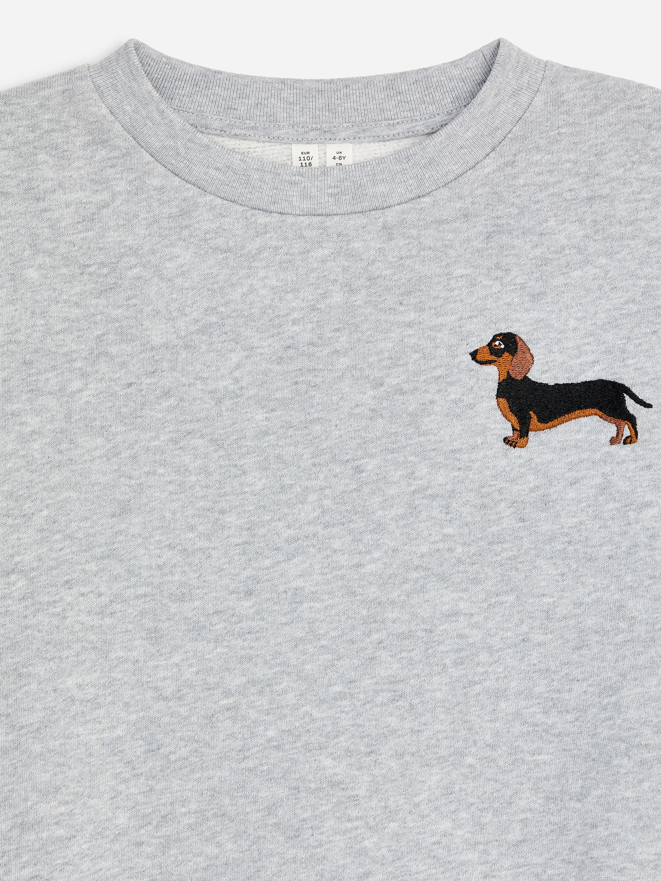 Terry Sweatshirt - Grey/Dachshund - Relaxed fit - children - StillMedia/DescriptiveDetail - 1