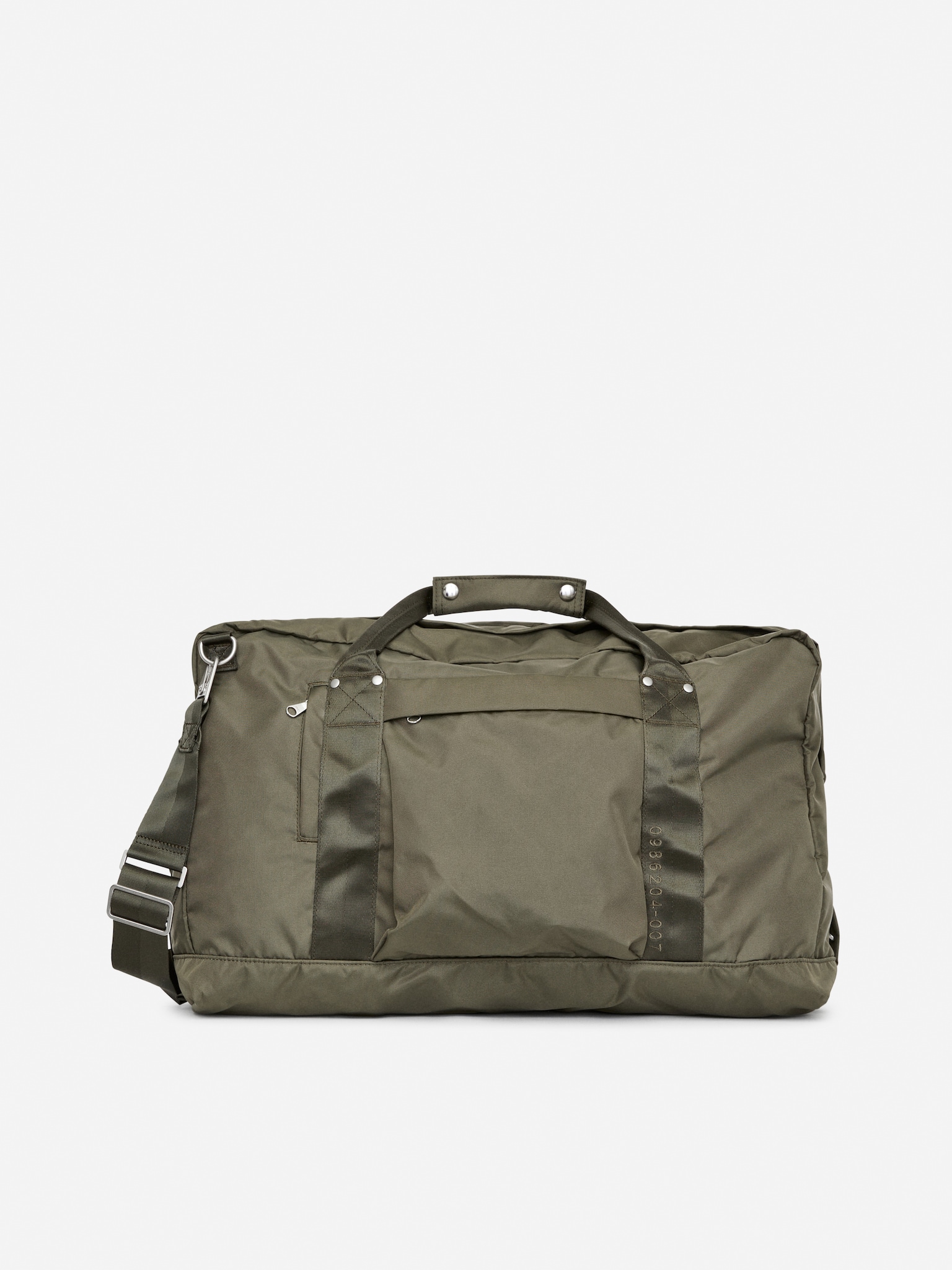 72 órás, háromféleképpen hordható duffel táska - Khaki Green/Fekete/Sötét bézs