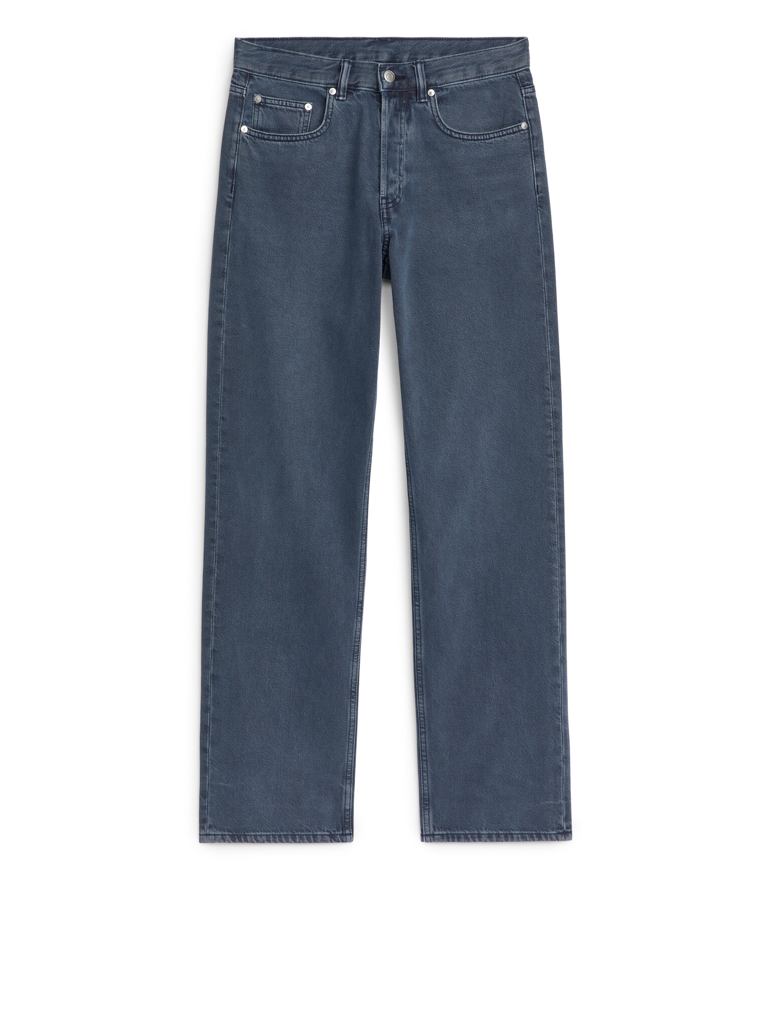 OCEAN Loose Straight Jeans - Blue/Green