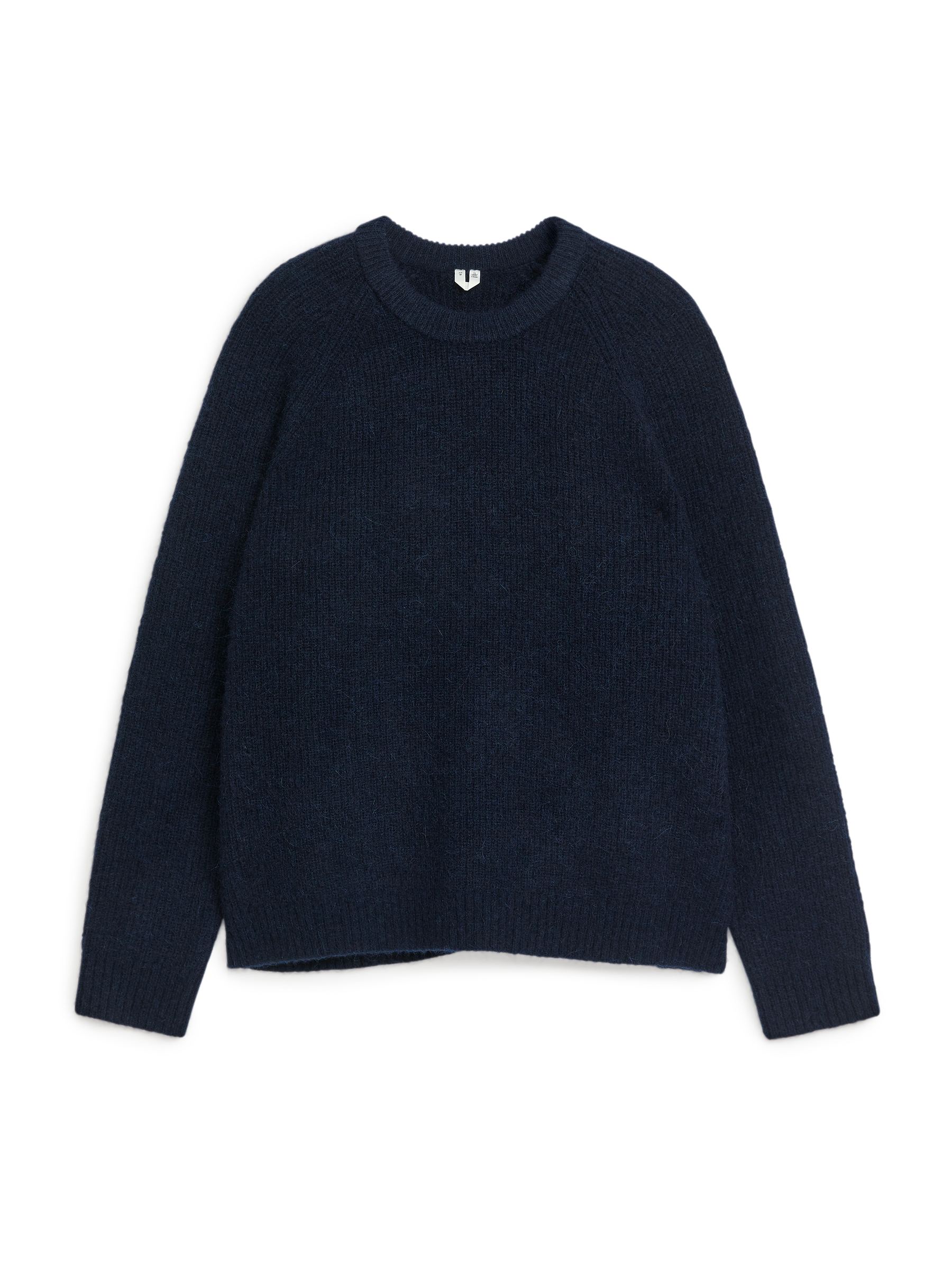 Wool-Alpaca Blend Jumper - Dark Blue - Regular fit - Men - StillMedia/DescriptiveStillLife - 1