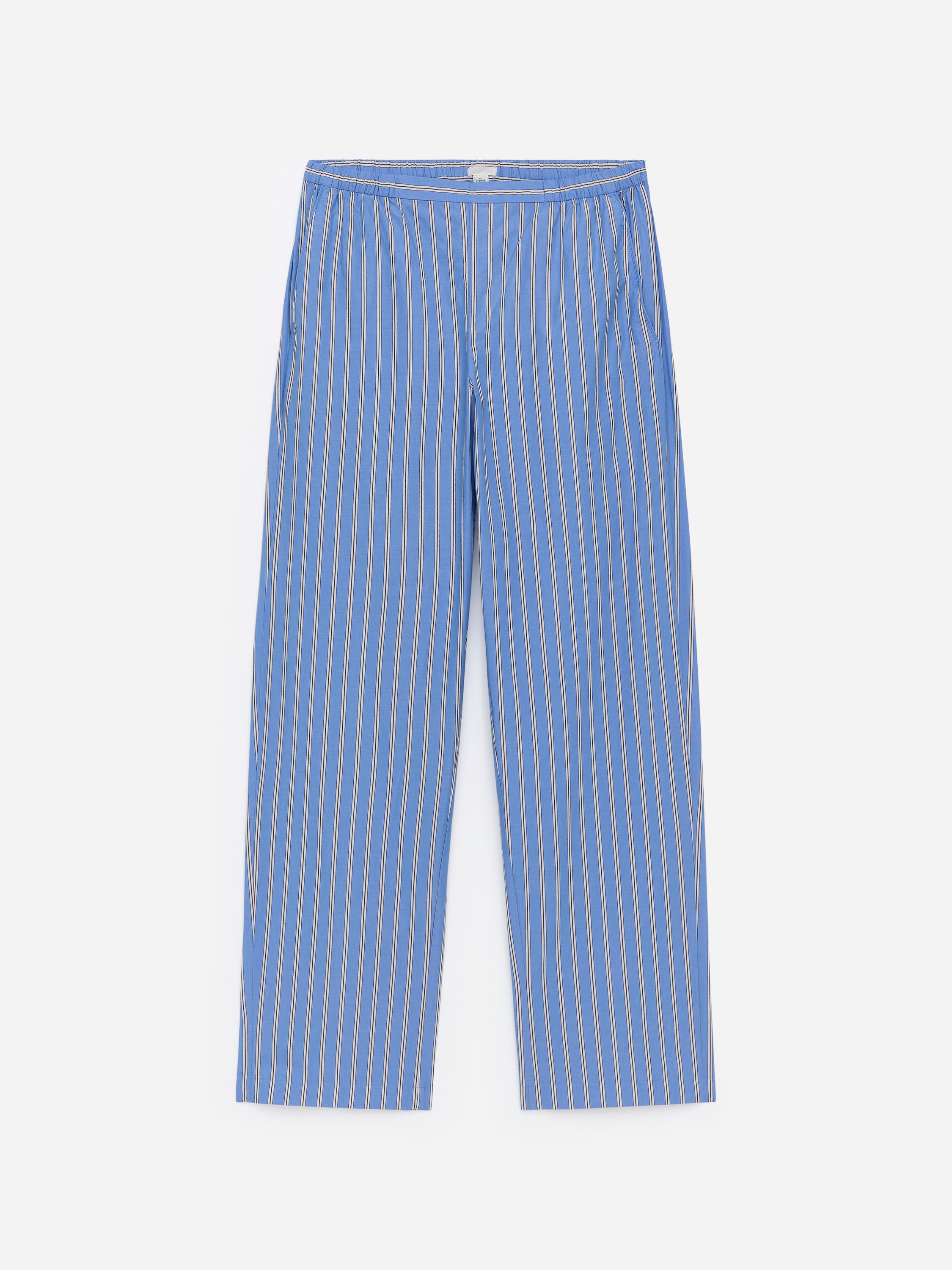 Cotton Pyjama Trousers-Blue-17078