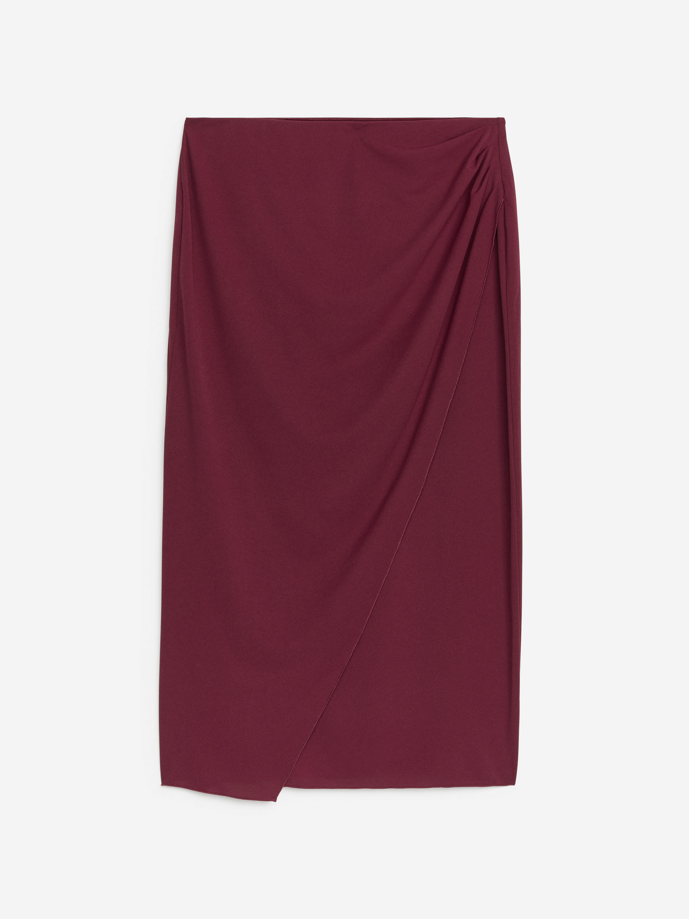 Wrap Jersey Skirt-#663447-7168