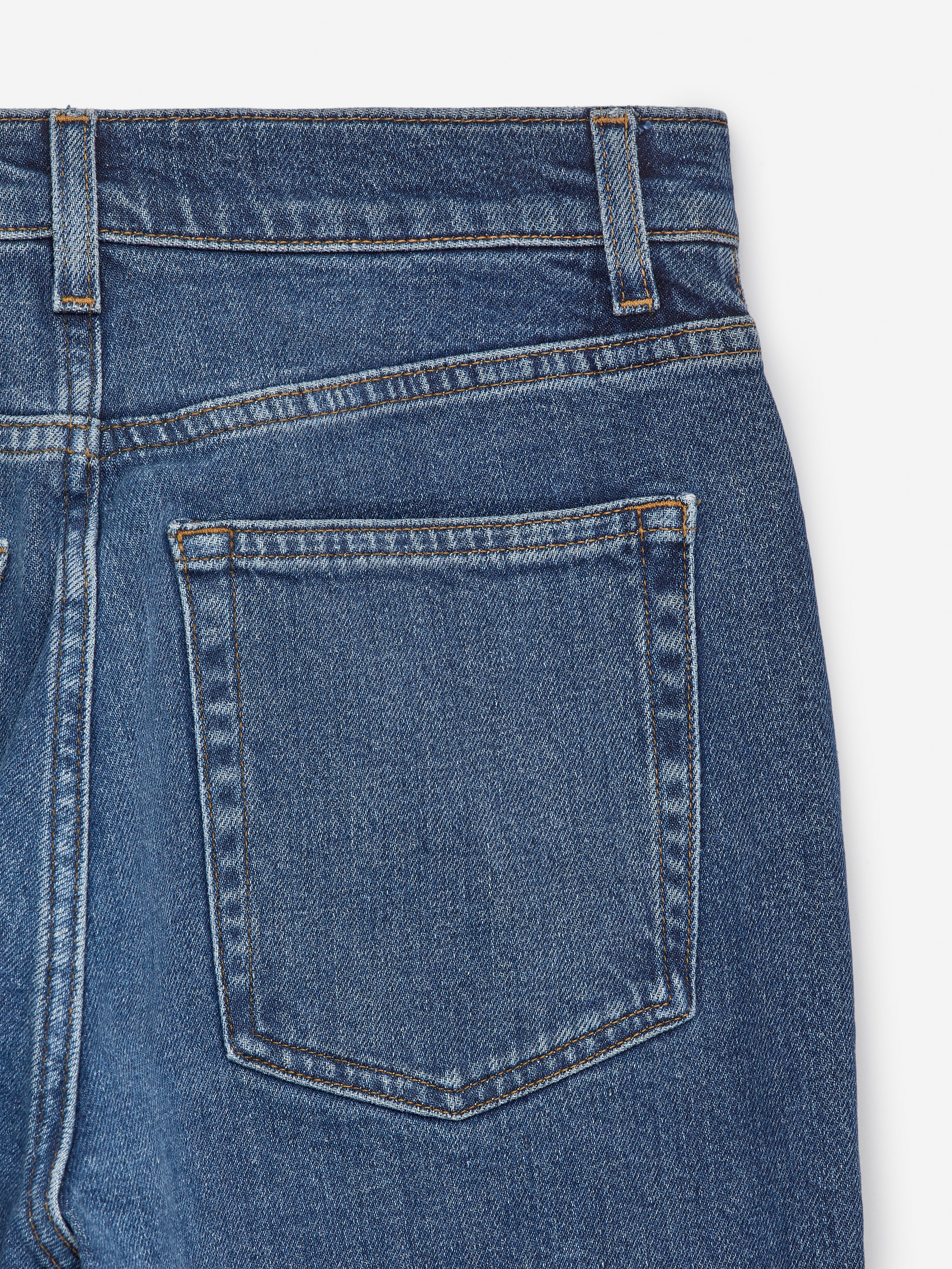 Se større billede: RAIN højtaljede jeans med svaj - Mellemblå - DAME | H&M DK 6