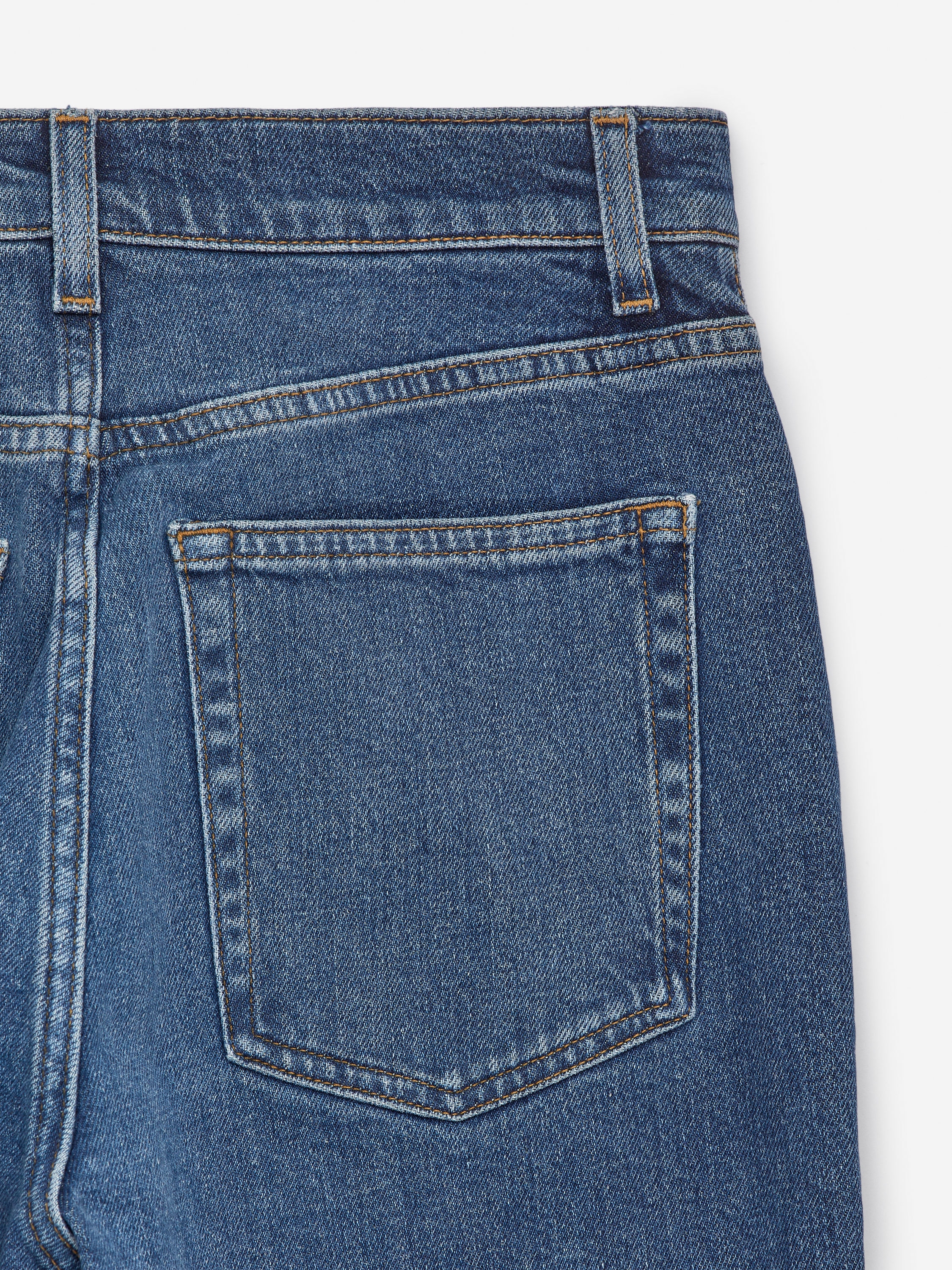 RAIN High Flared Jeans - Mid Blue - Slim fit - Women - StillMedia/DescriptiveDetail - 1